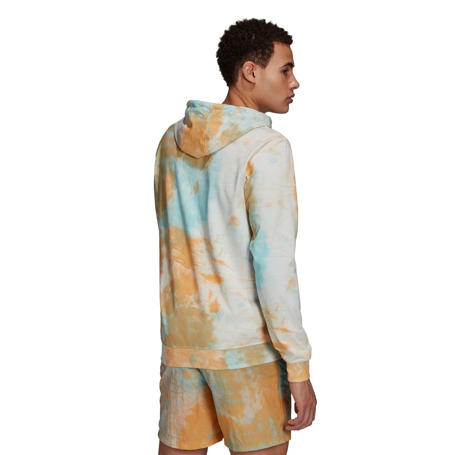 adidas Essentials Tie-Dyed Inspirational Hoodie - Multi - Image 2