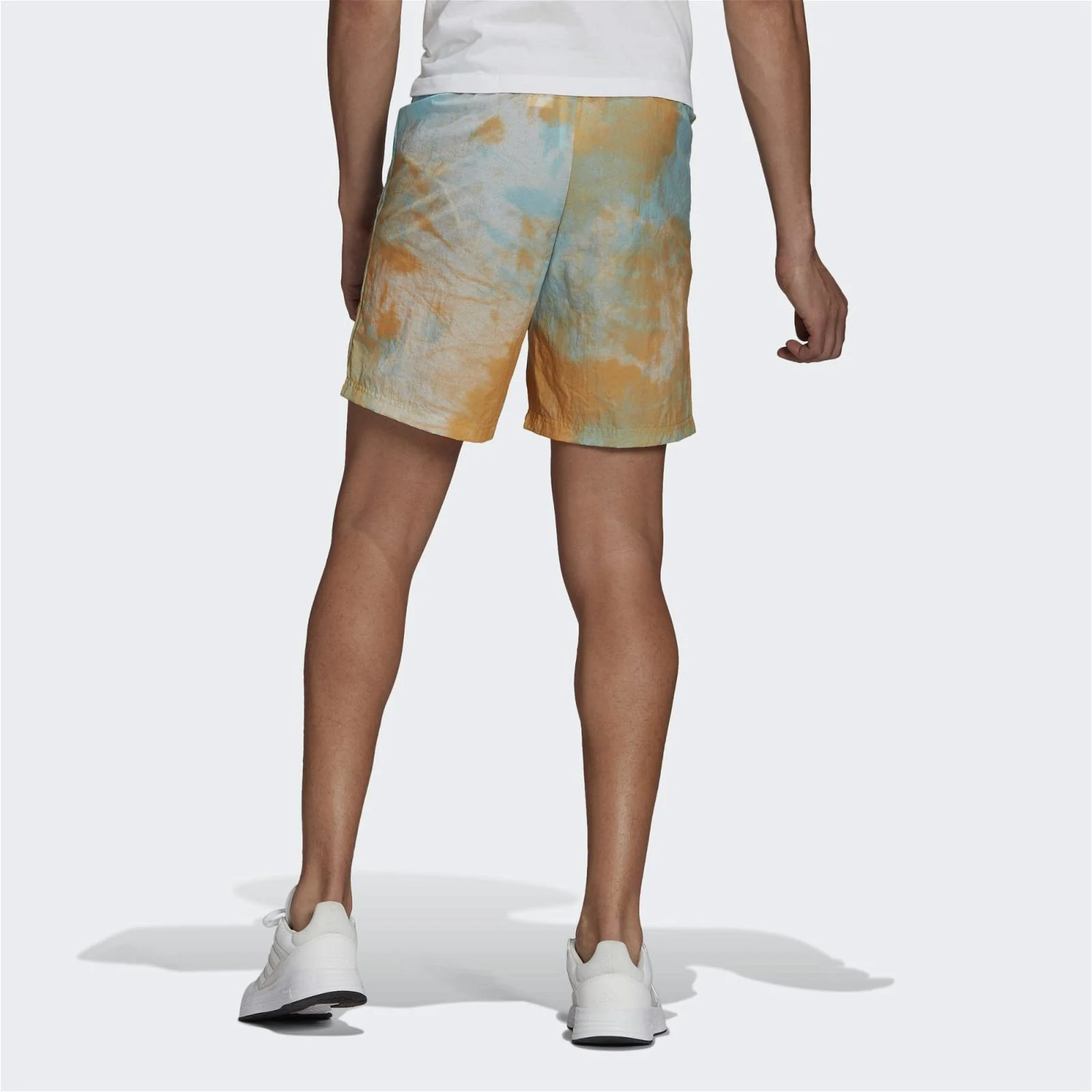 adidas Essentials Tie-Dyed Inspirational Shorts - Multi - Image 3