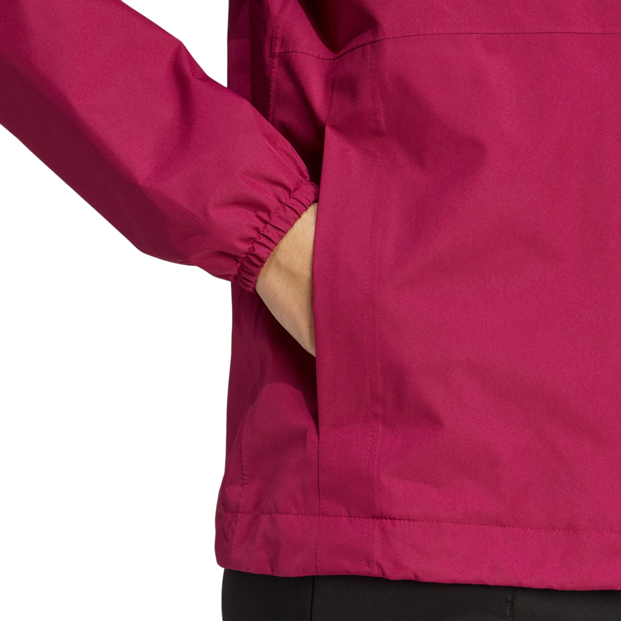 adidas Essentials Womens RAIN.RDY Jacket - Burgundy - Image 6