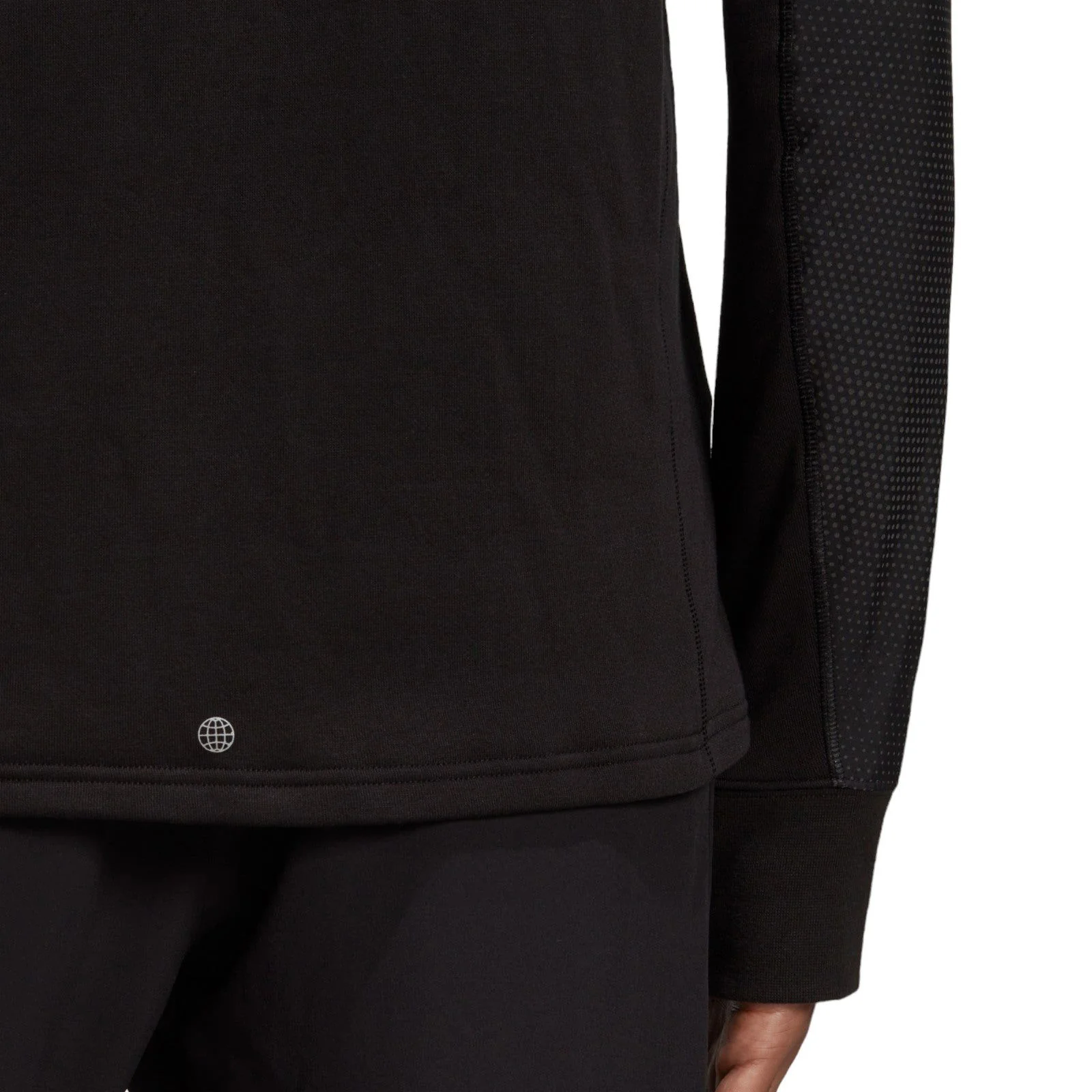 adidas Fast Reflective Crew Sweatshirt - Black - Image 5