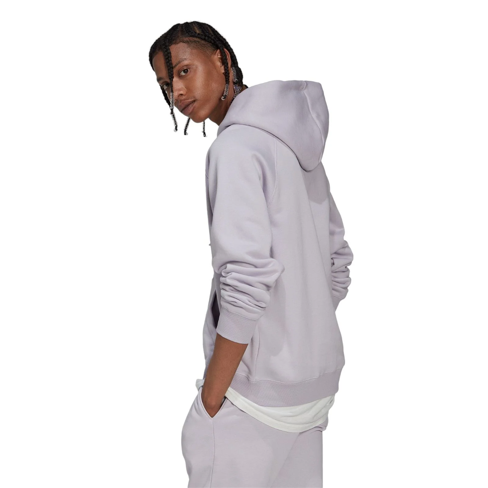 adidas Fleece Hoodie - Purple - Image 3