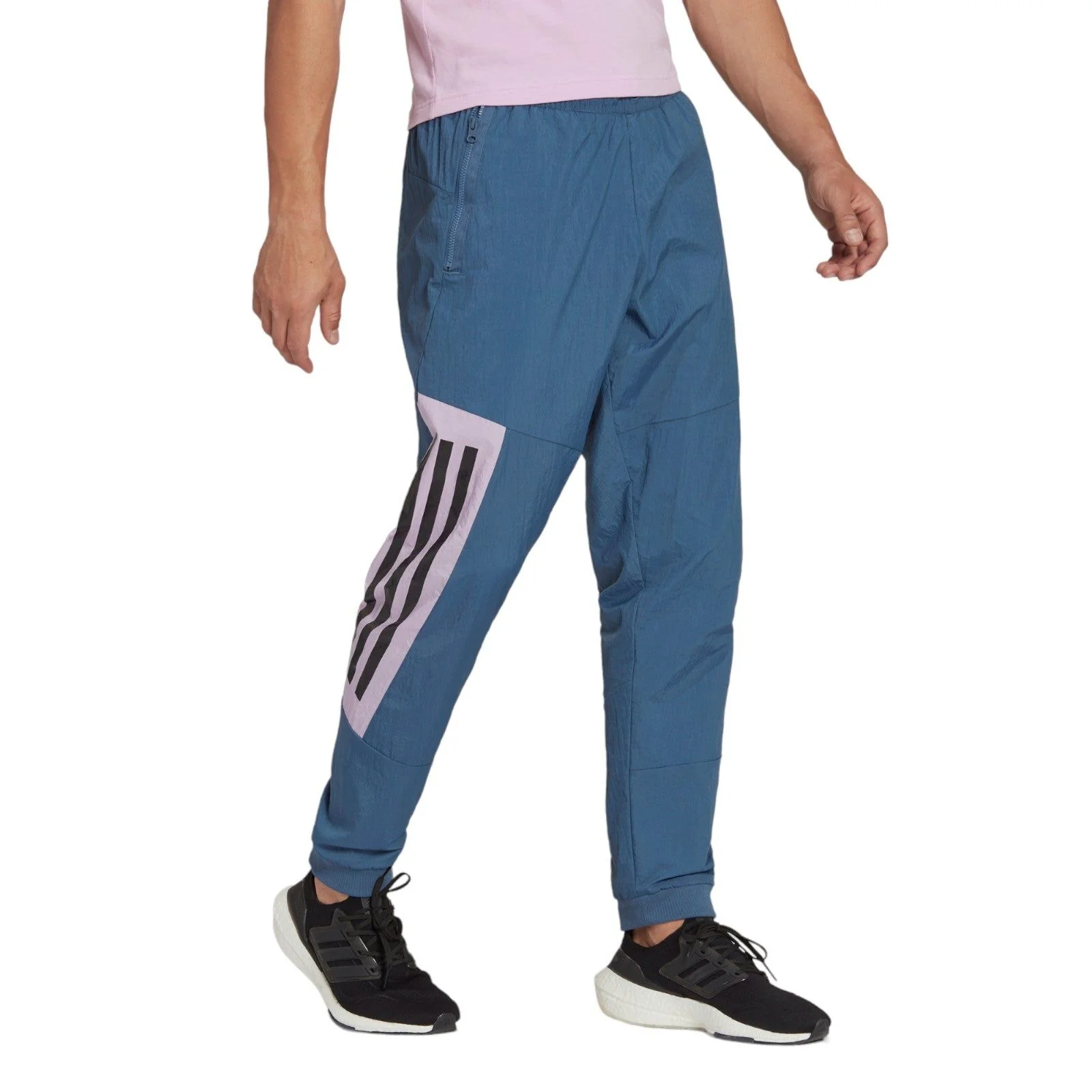 adidas Future Icons 3-Stripes Woven Bottoms - Wonder Steel - Image 3