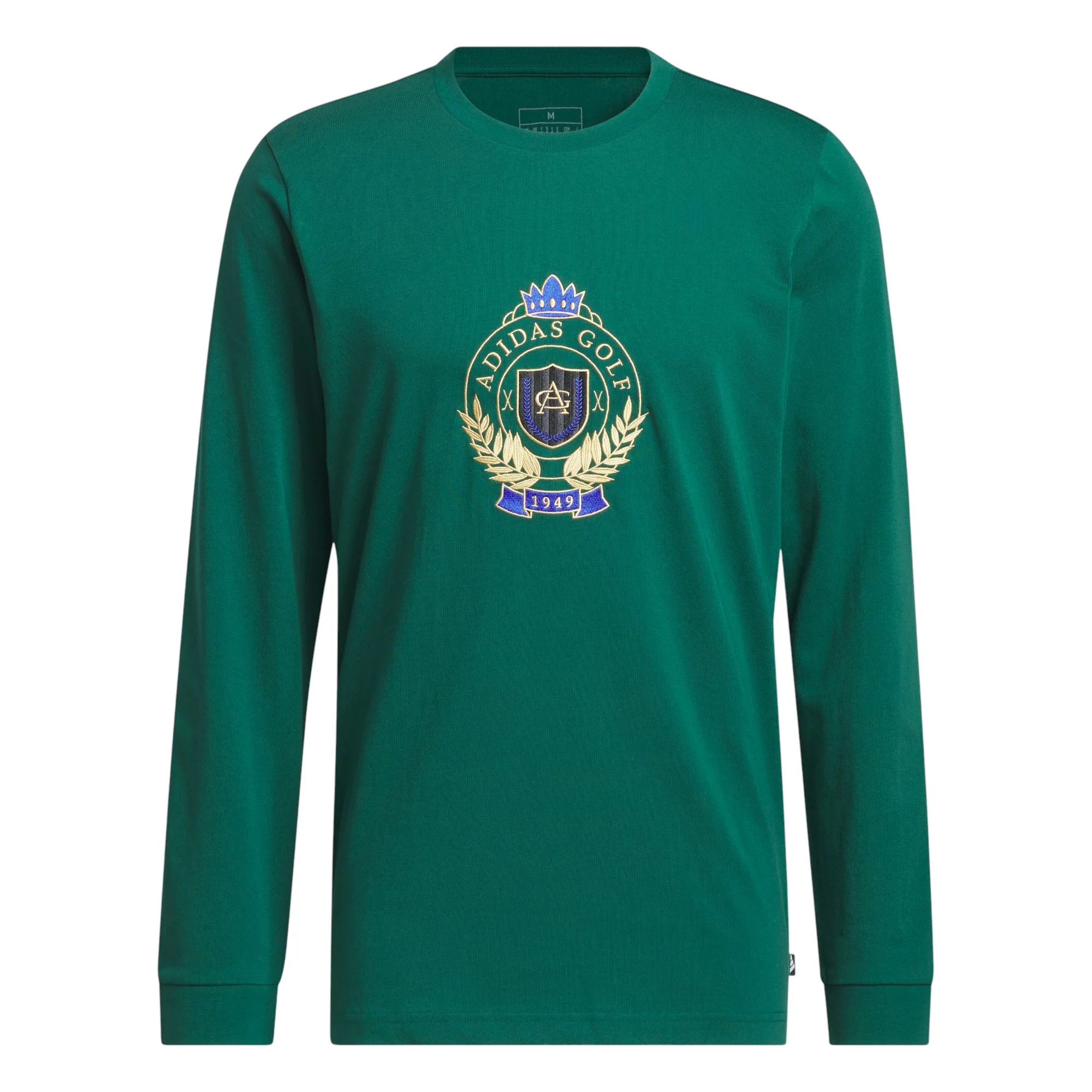 adidas Go-To Crest Graphic Long Sleeve Tee - Collegiate Green