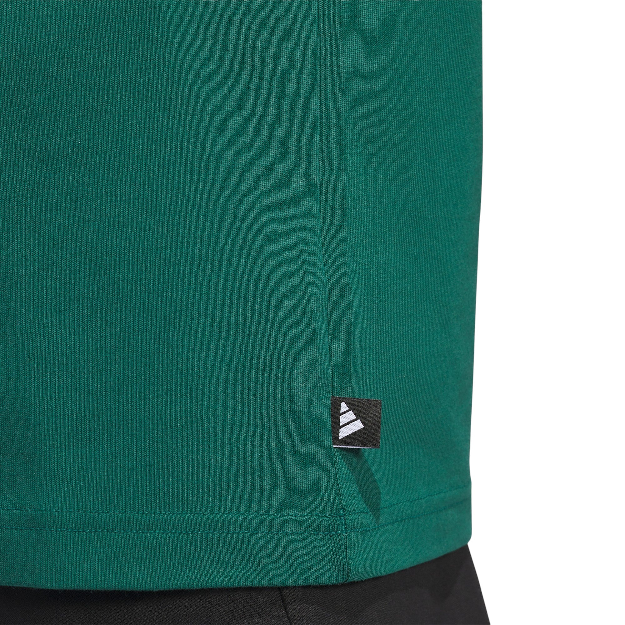 adidas Go-To Crest Graphic Long Sleeve Tee - Collegiate Green - Image 7