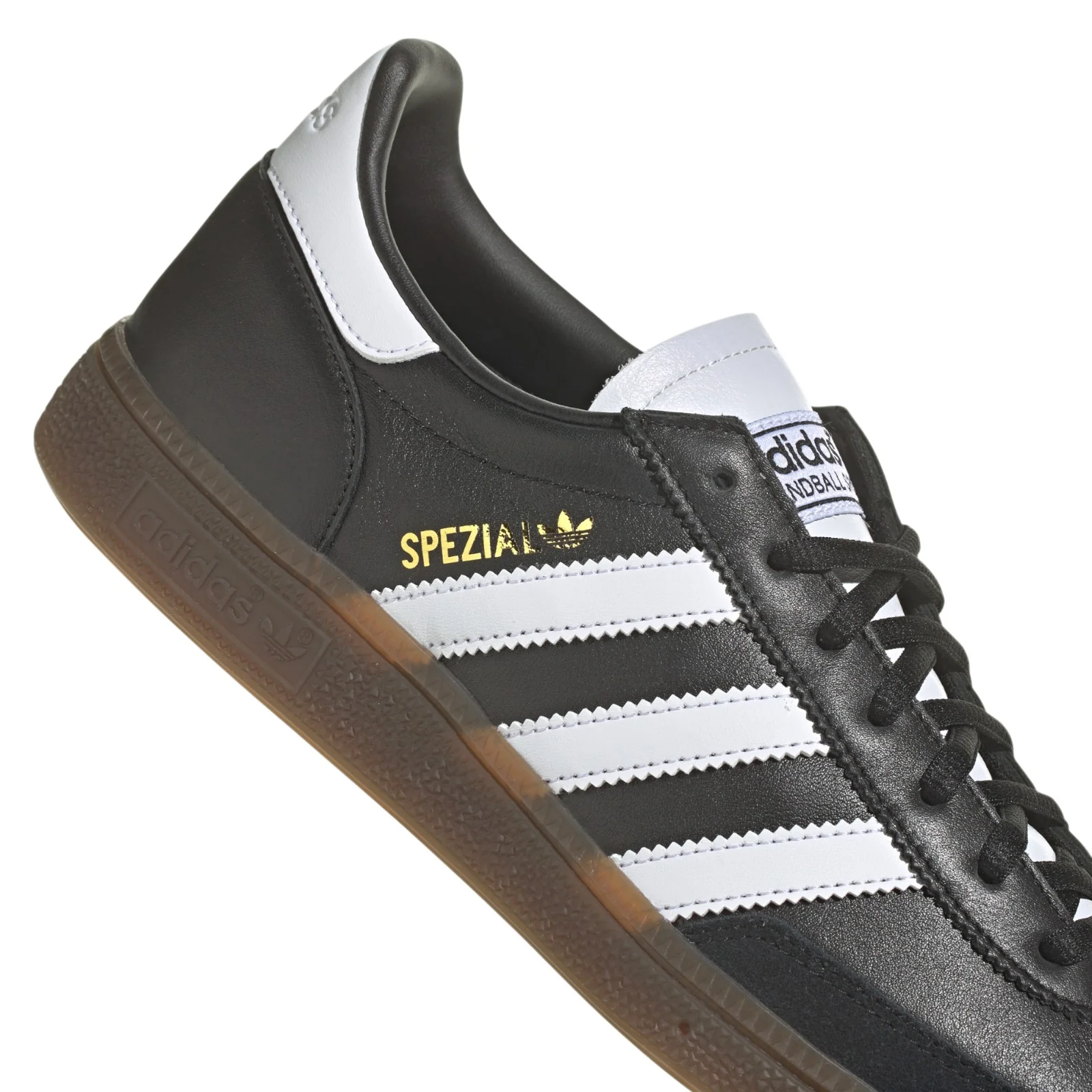 adidas Handball Leather Spezial Shoes - Core Black / Cloud White - Image 4