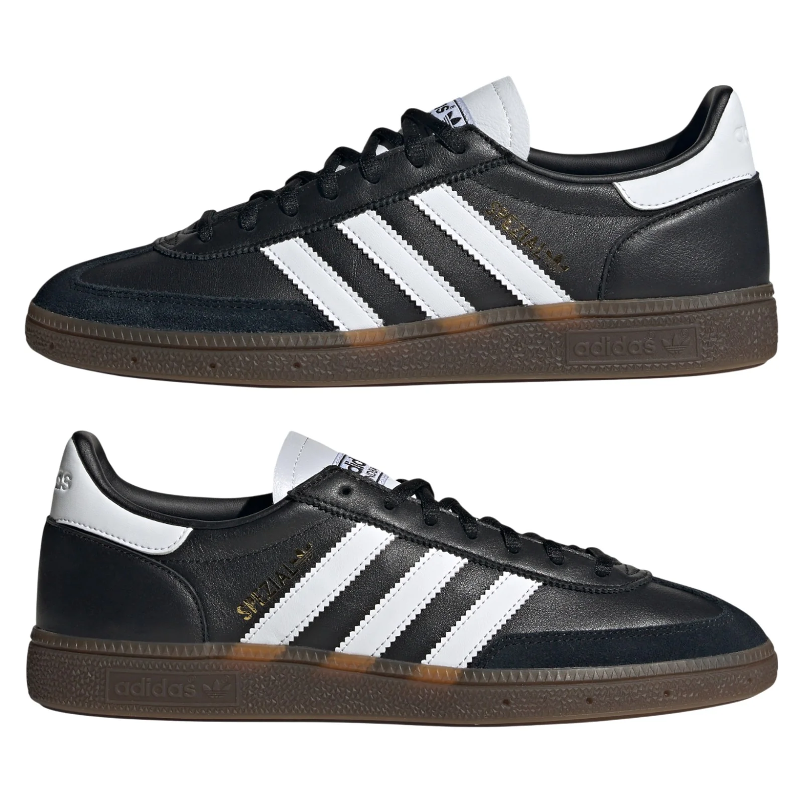 adidas Handball Leather Spezial Shoes - Core Black / Cloud White - Image 9