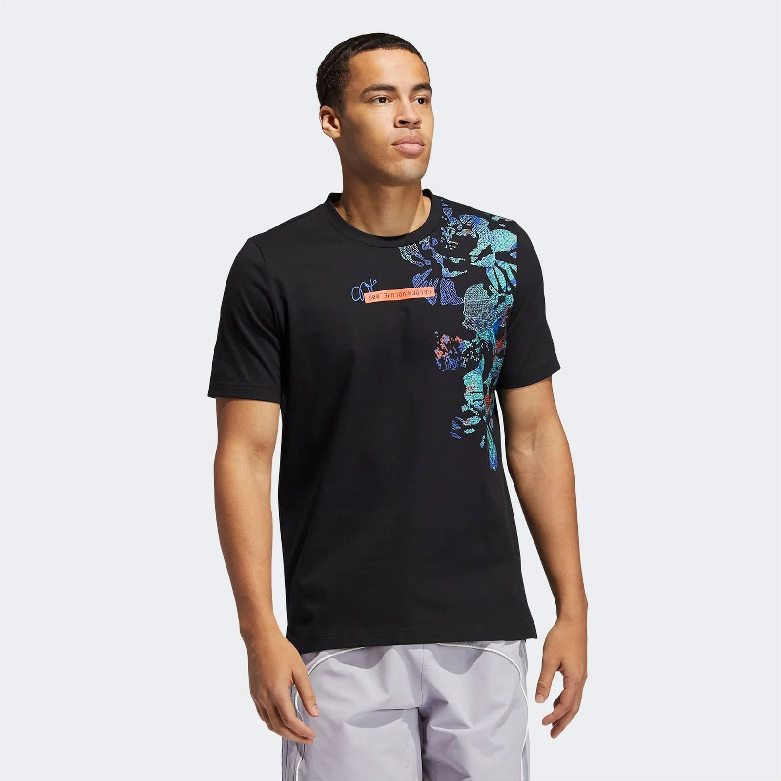 adidas Harden Vol. 5 Tee - Black - Image 3