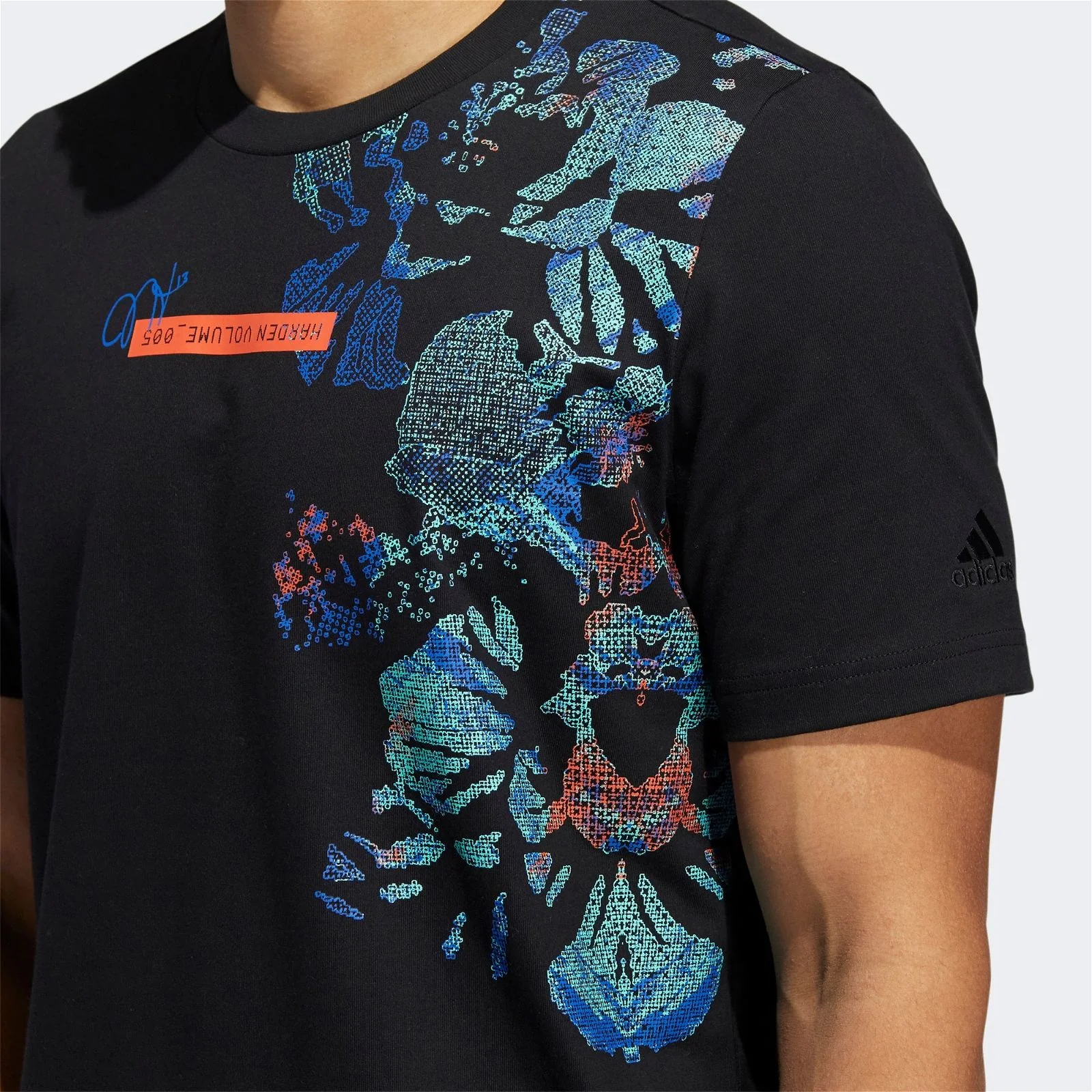 adidas Harden Vol. 5 Tee - Black - Image 5