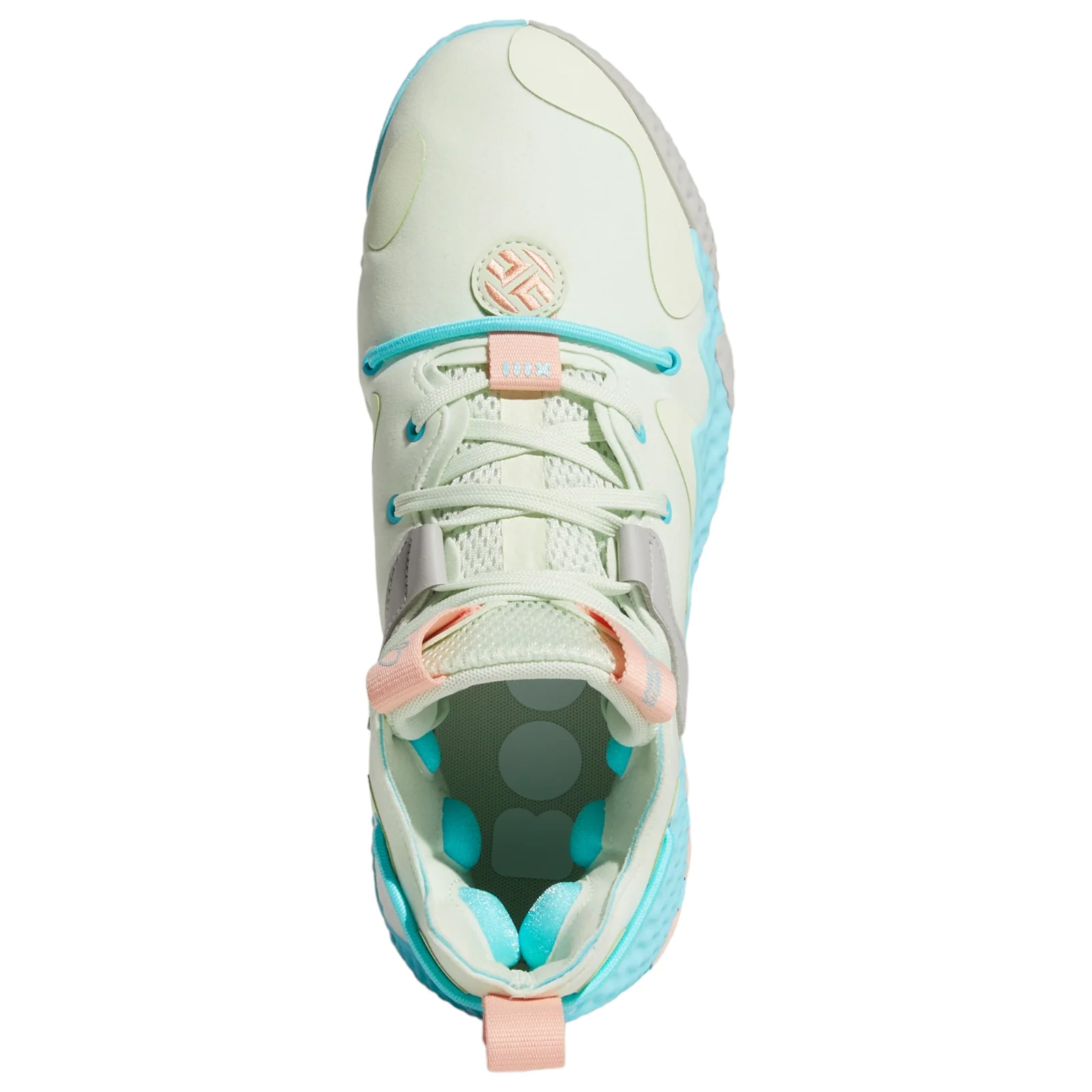 adidas Harden Vol. 6 Basketball Shoes - Gren Mist / Pulse Aqua - Image 4