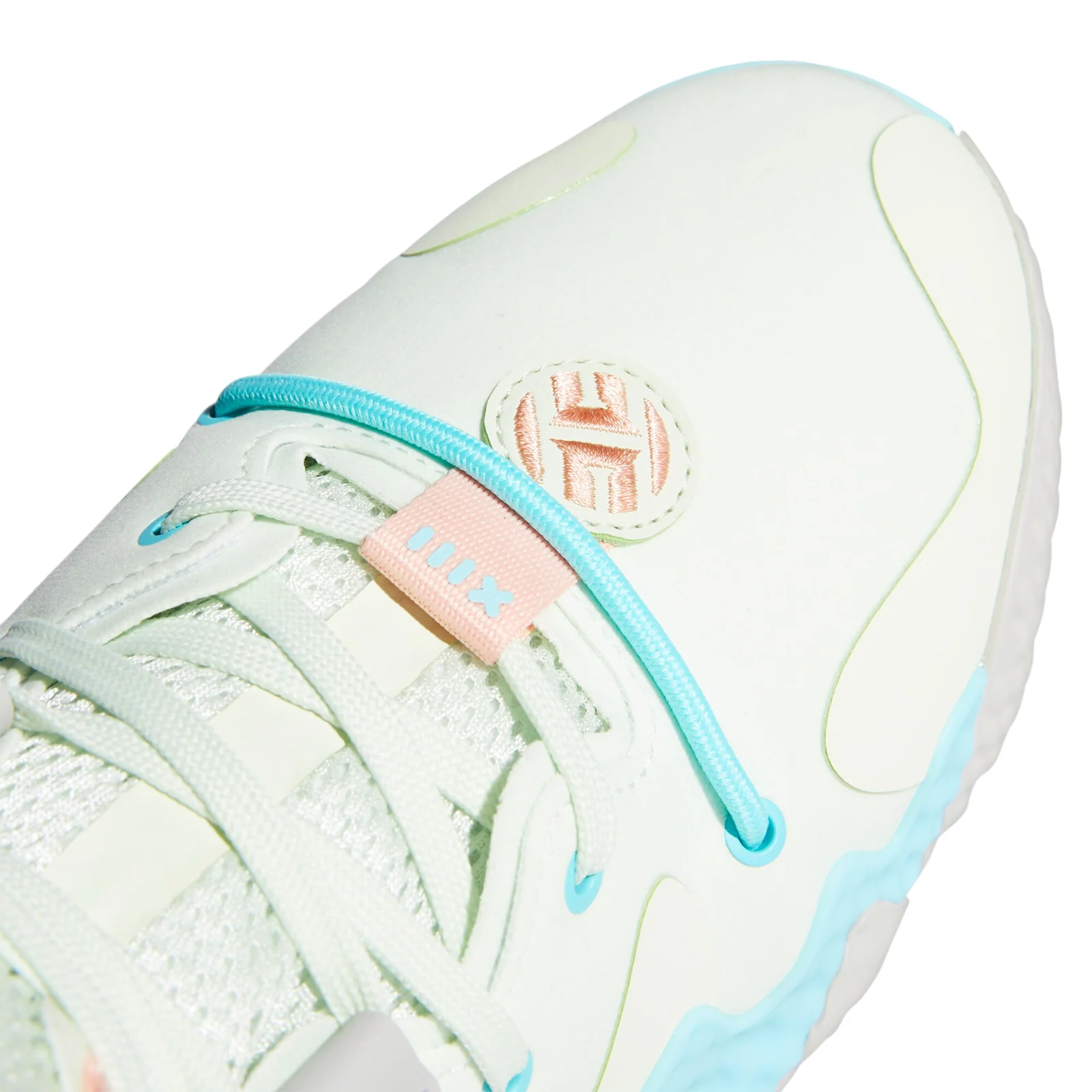 adidas Harden Vol. 6 Basketball Shoes - Gren Mist / Pulse Aqua - Image 7