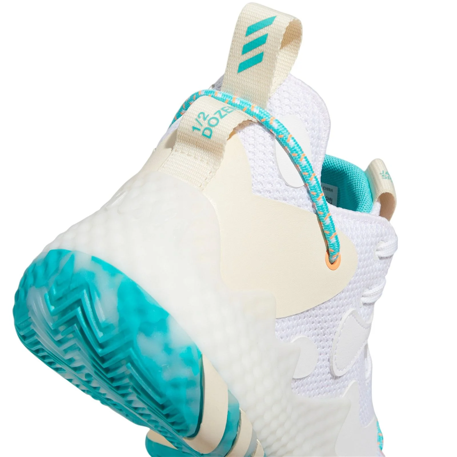 adidas Harden Vol. 6 The Bahamas Basketball Shoes - White - Image 5
