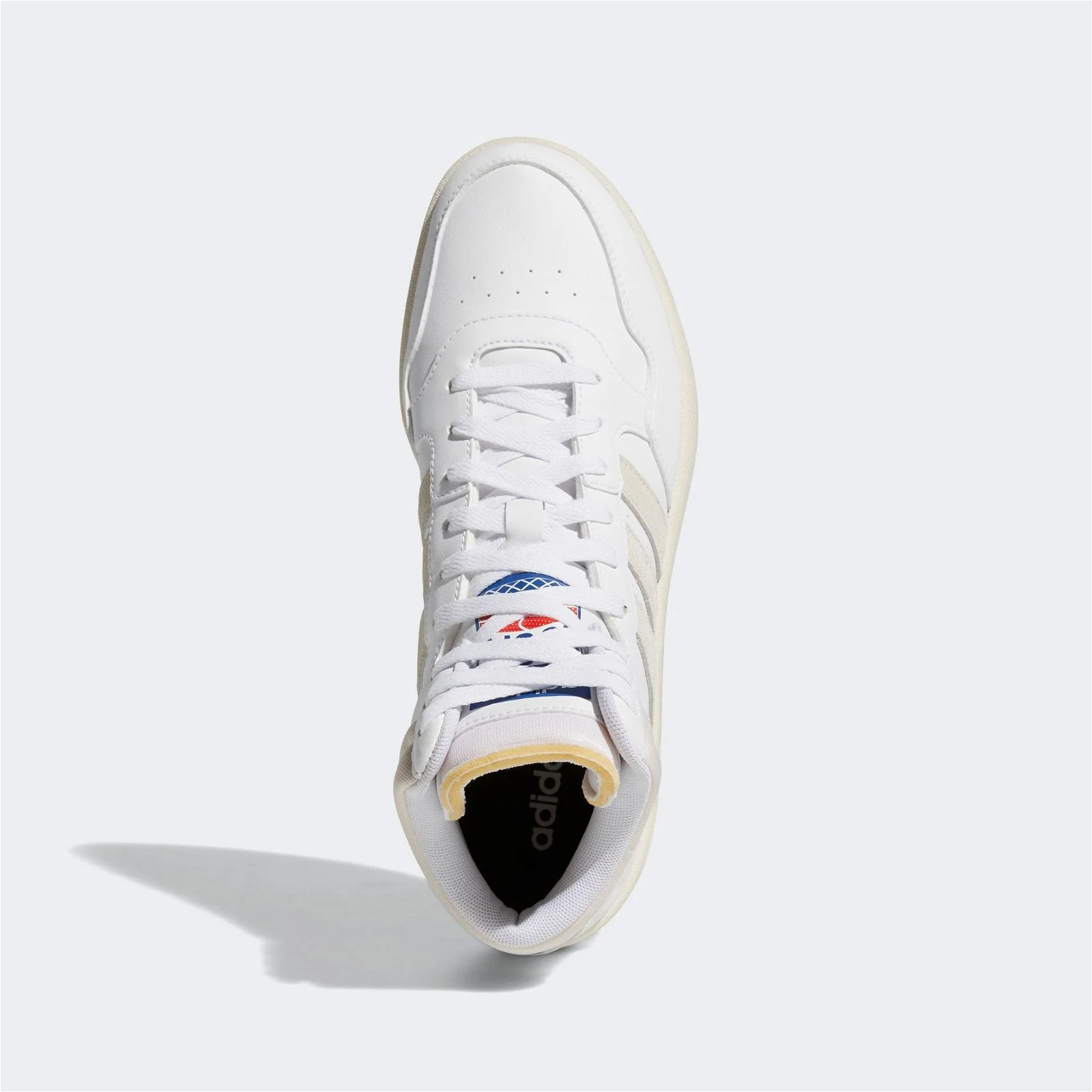 adidas Hoops 3.0 Mid Classic Vintage Shoes - Cloud White / Chalk - Image 6