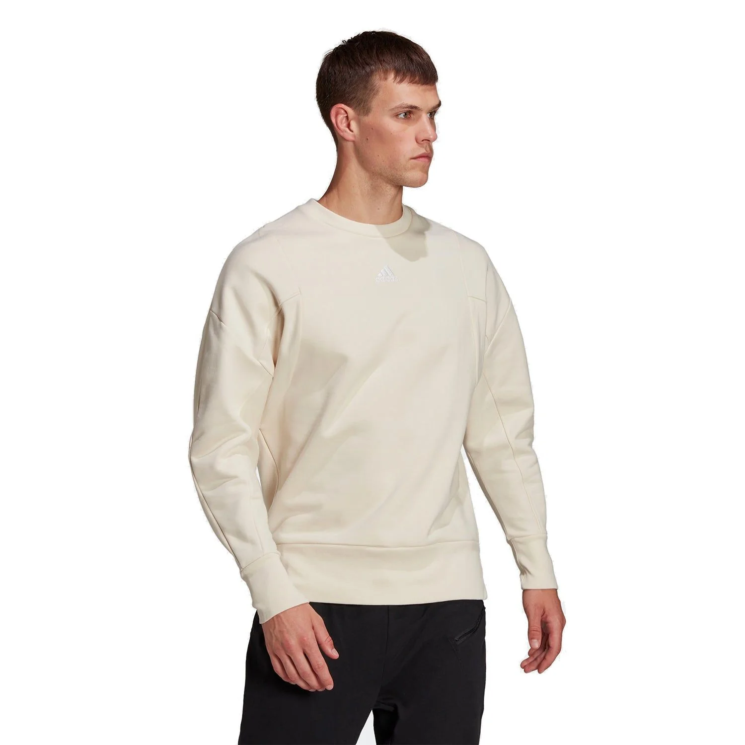 adidas Internal Cotton Sweatshirt - Off White - Image 2