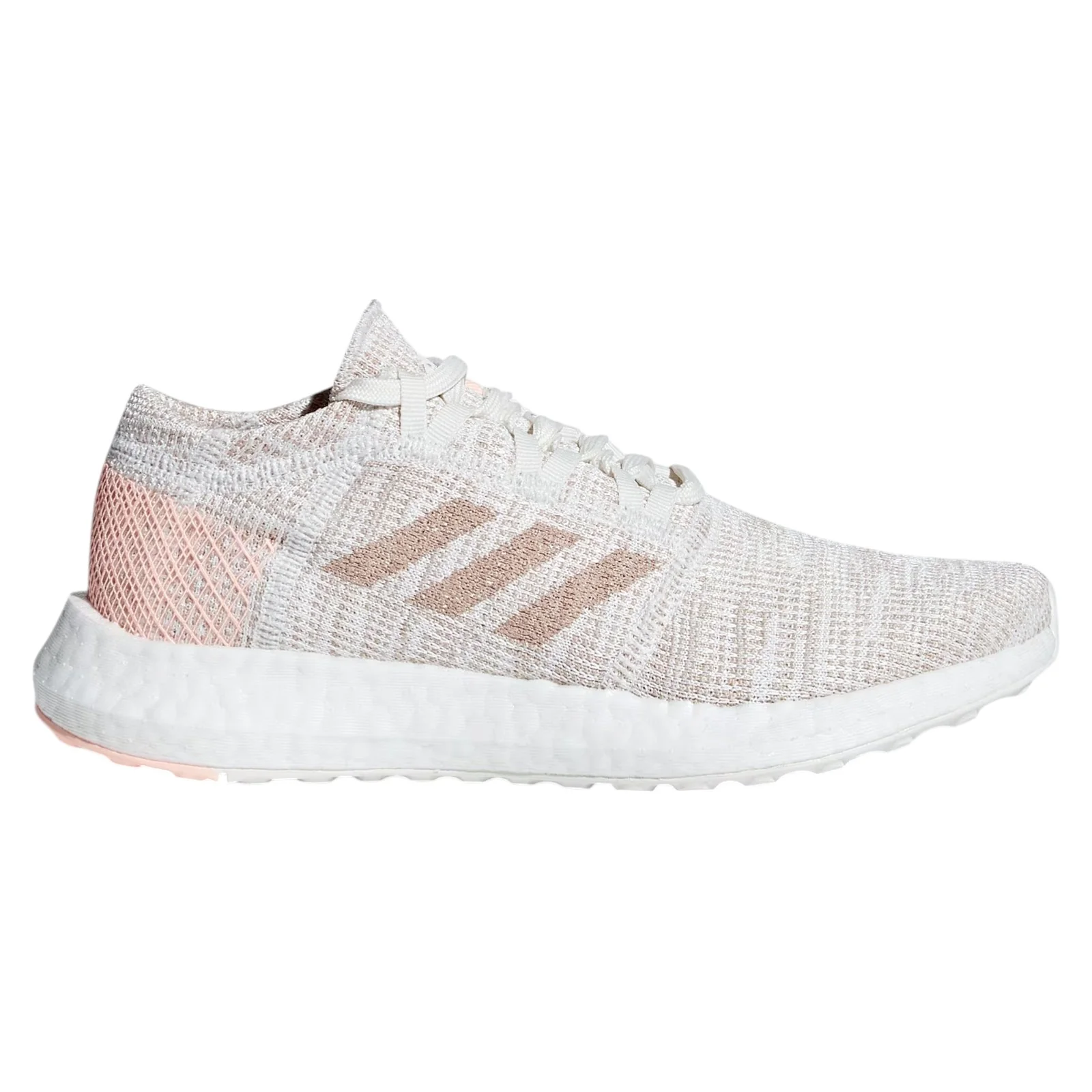 adidas Junior Pureboost Go Running Shoes - White Ash Pearl