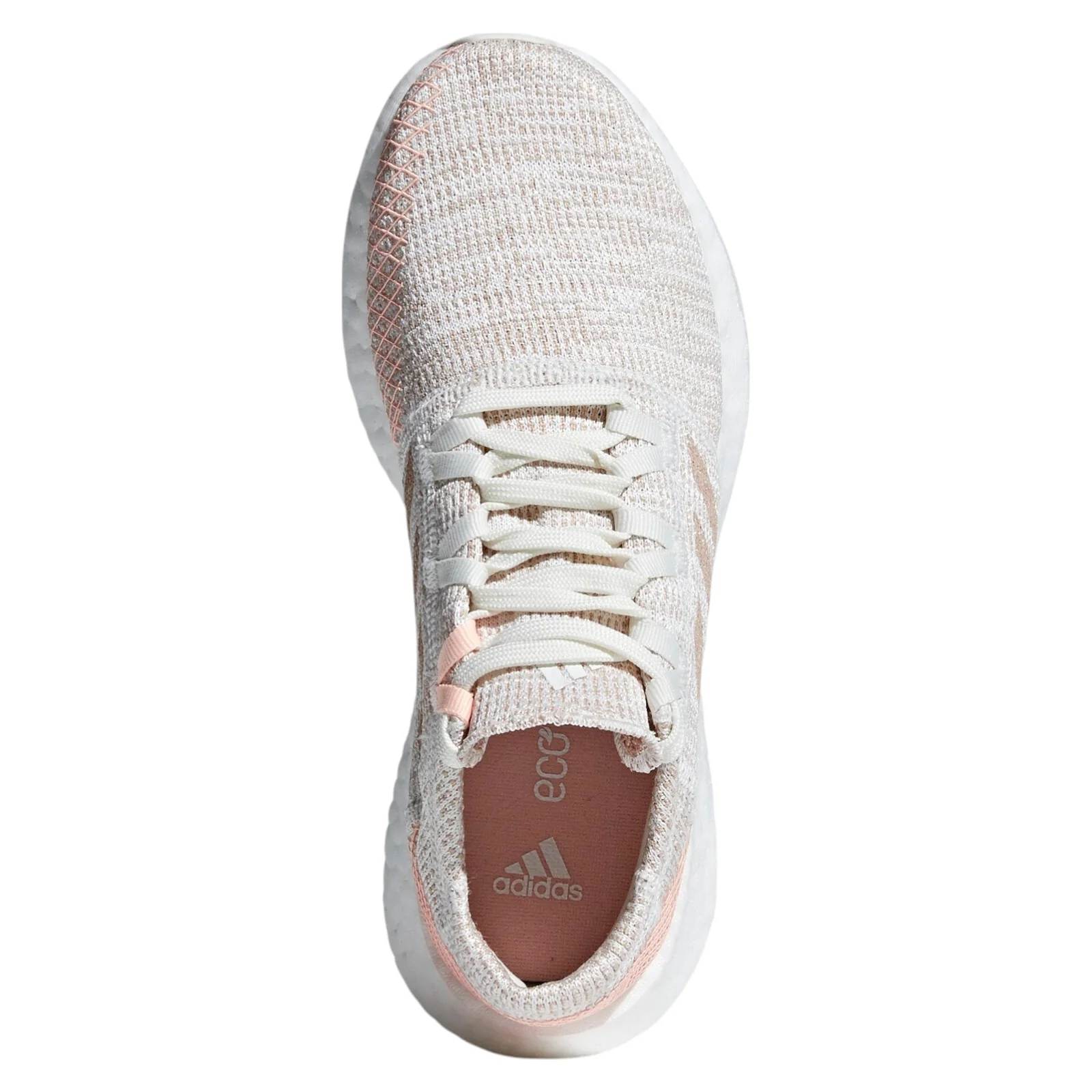adidas Junior Pureboost Go Running Shoes - White Ash Pearl - Image 5