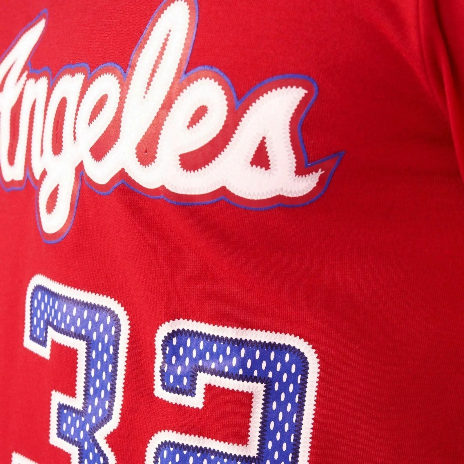 adidas LA Clippers Game Time T Shirt - Red - Image 4