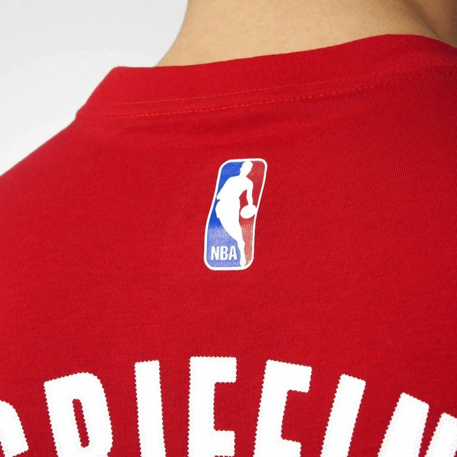 adidas LA Clippers Game Time T Shirt - Red - Image 5