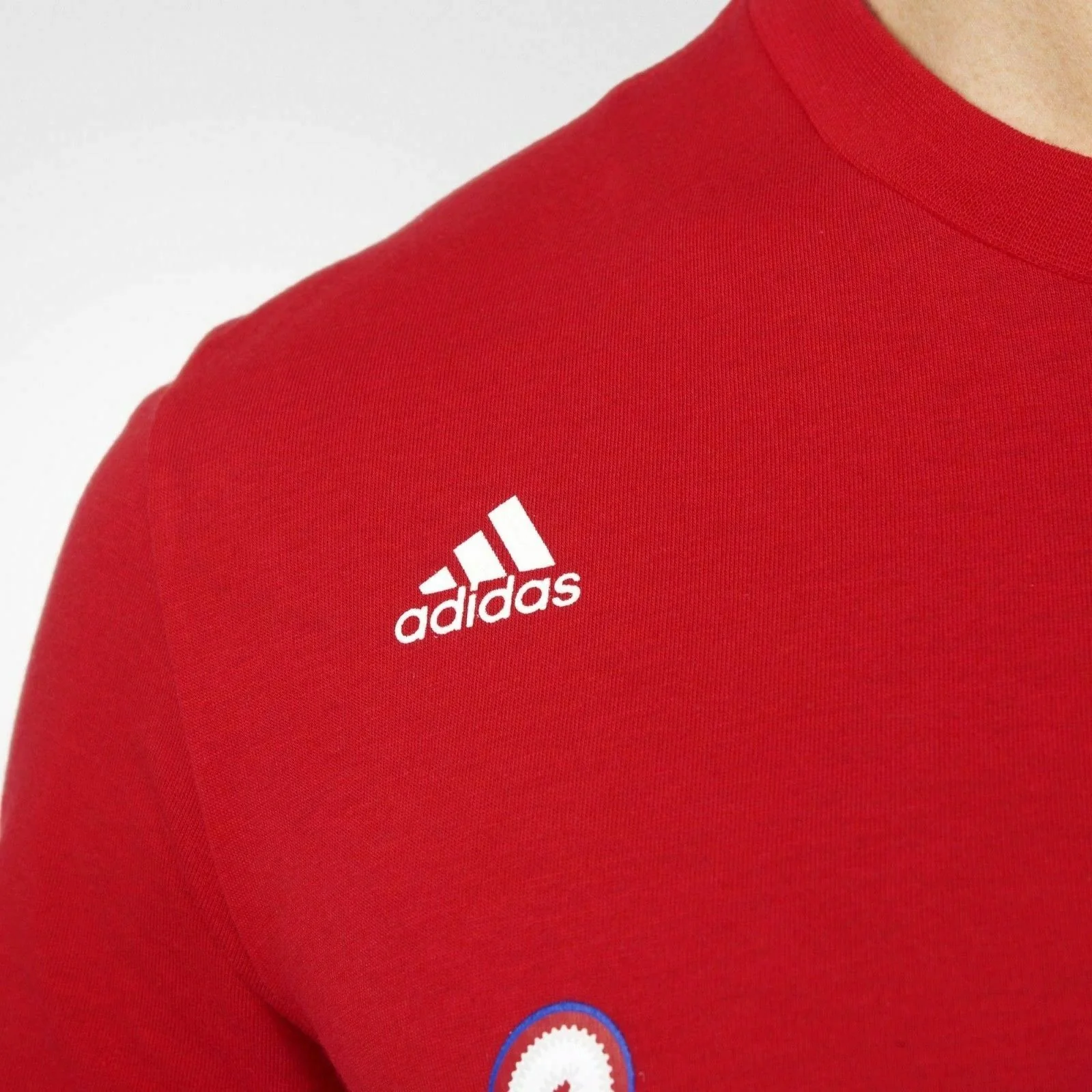 adidas LA Clippers Game Time T Shirt - Red - Image 6