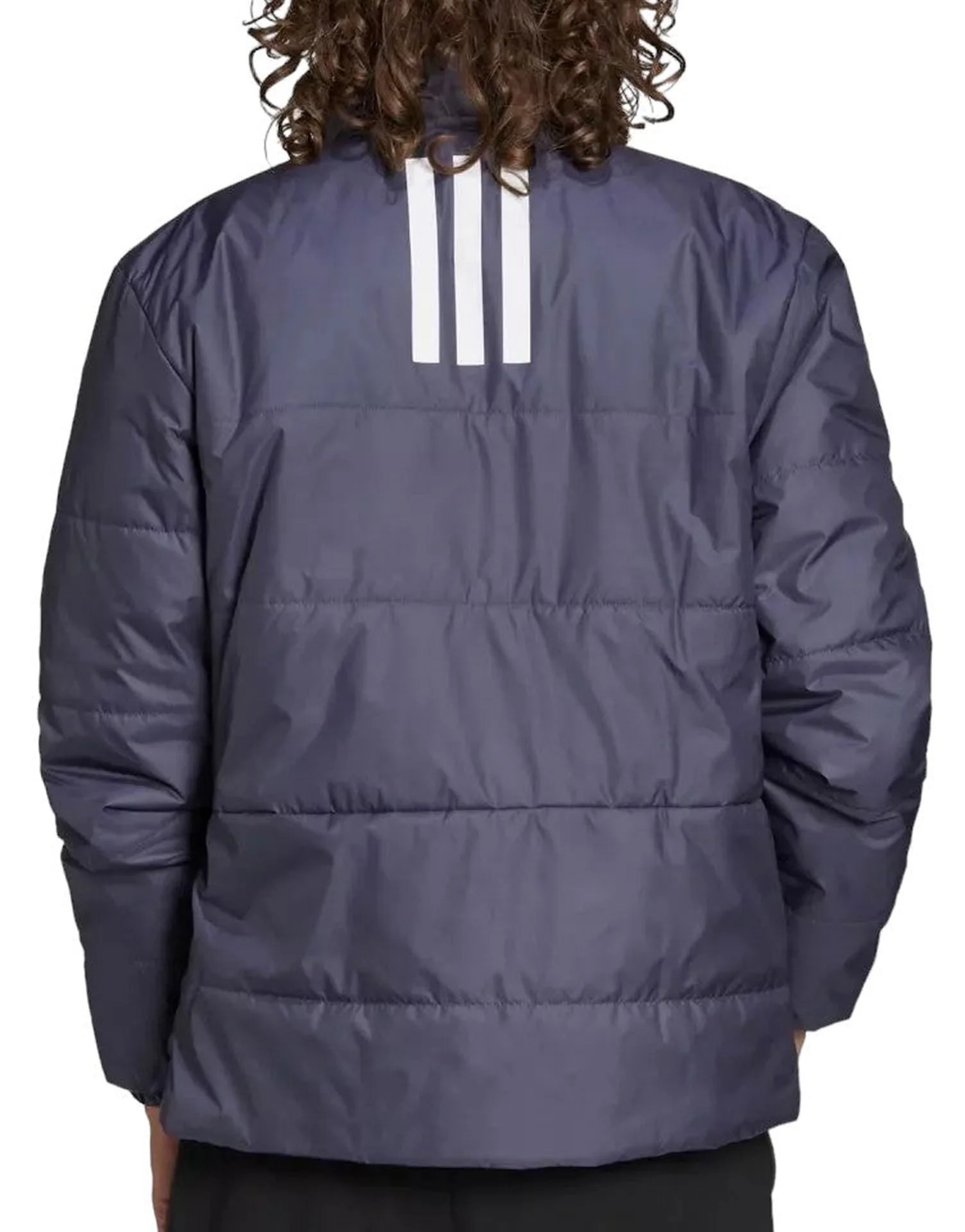 adidas Lifestyle BSC 3-Stripes Insulated Winter Jacket - Navy - Image 4