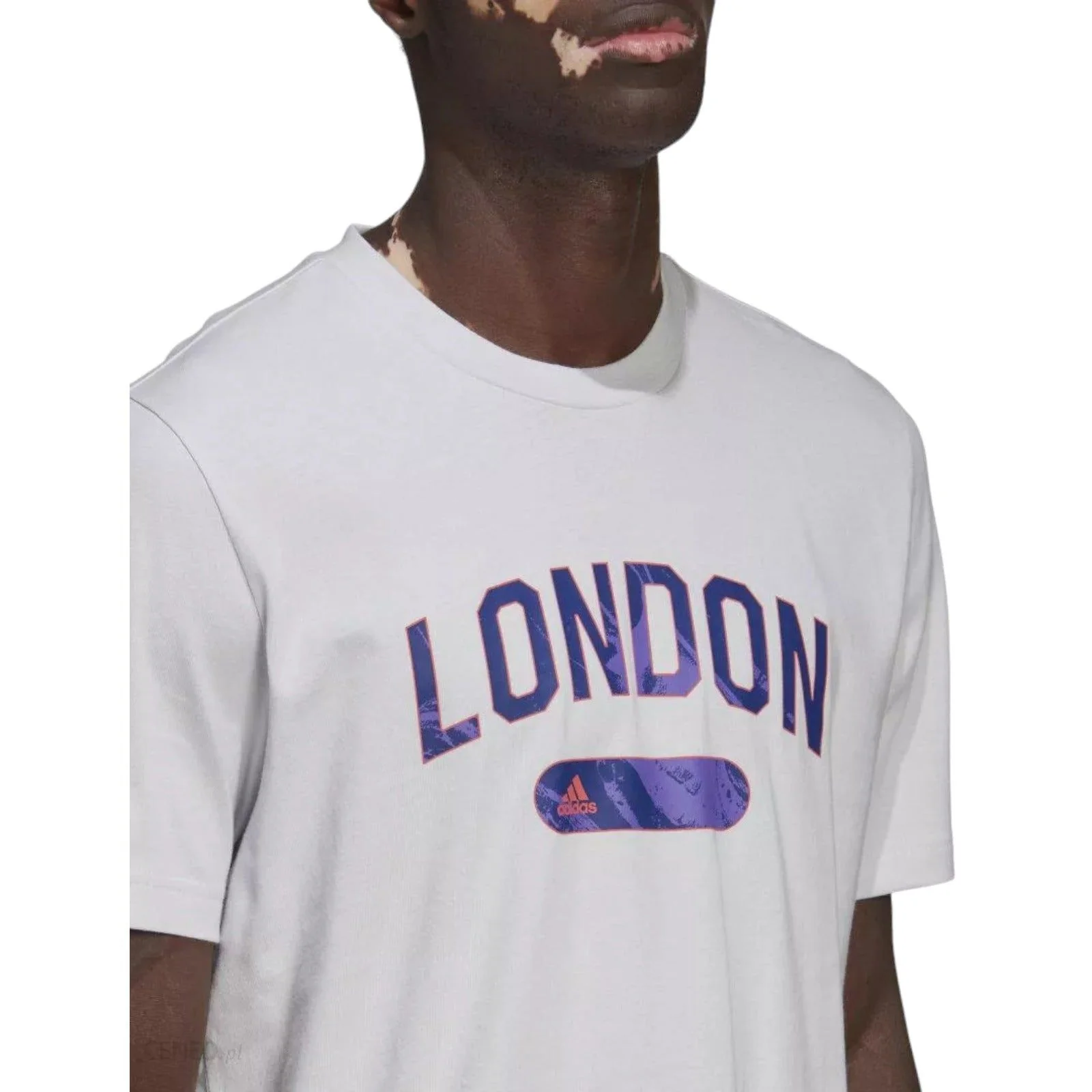 adidas London Graphic Tee - Grey - Image 5