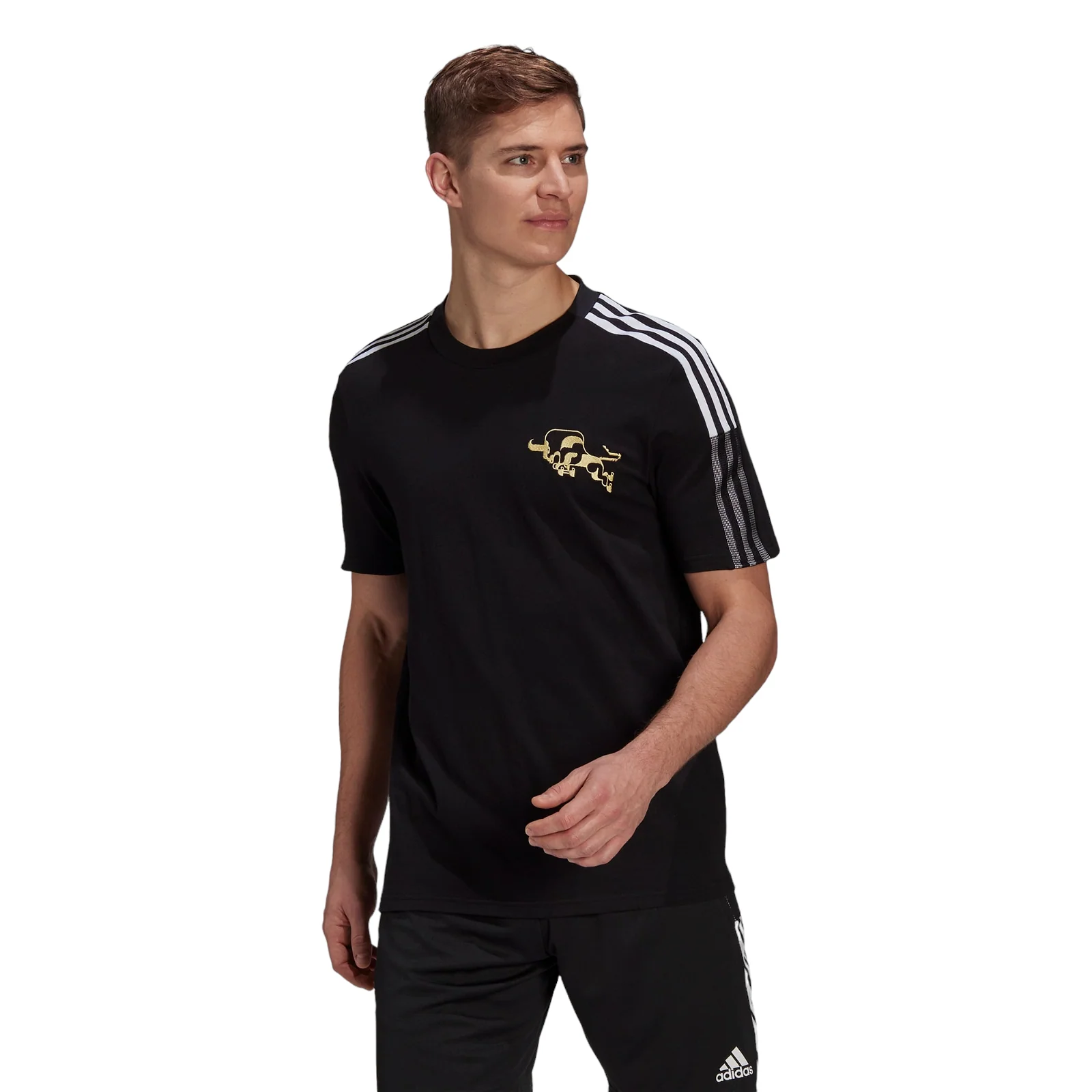 adidas Manchester United Chinese New Year Jersey T Shirt - Black - Image 3