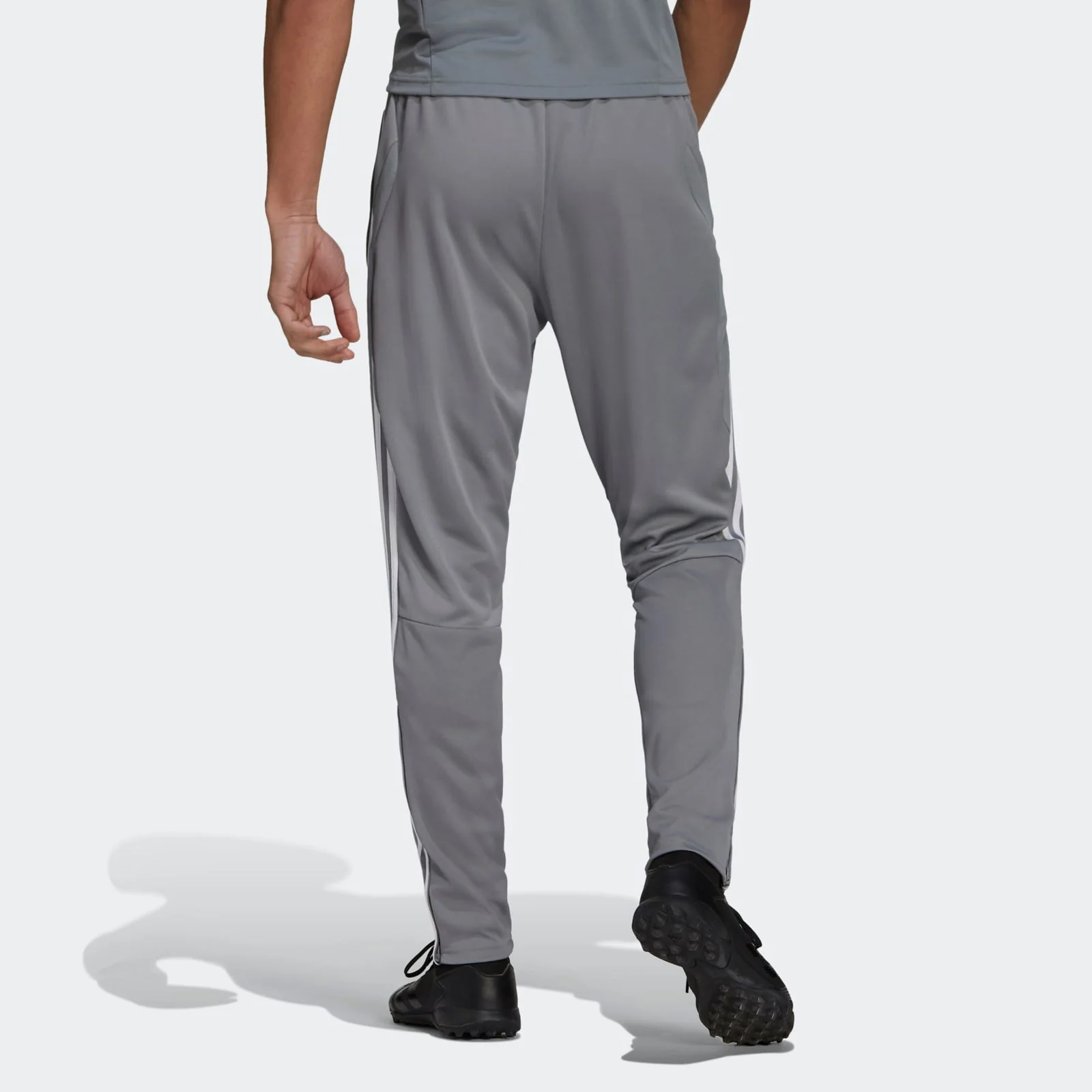 adidas Men's Tiro 19 Training Pants - Grey / White - Image 5