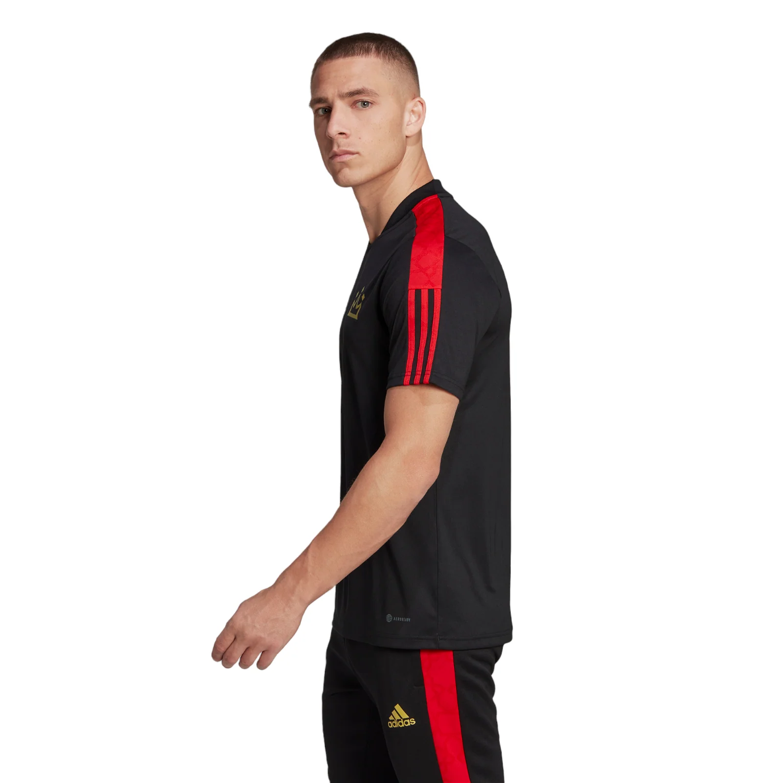 adidas Mo Salah Football Jersey - Black - Image 4