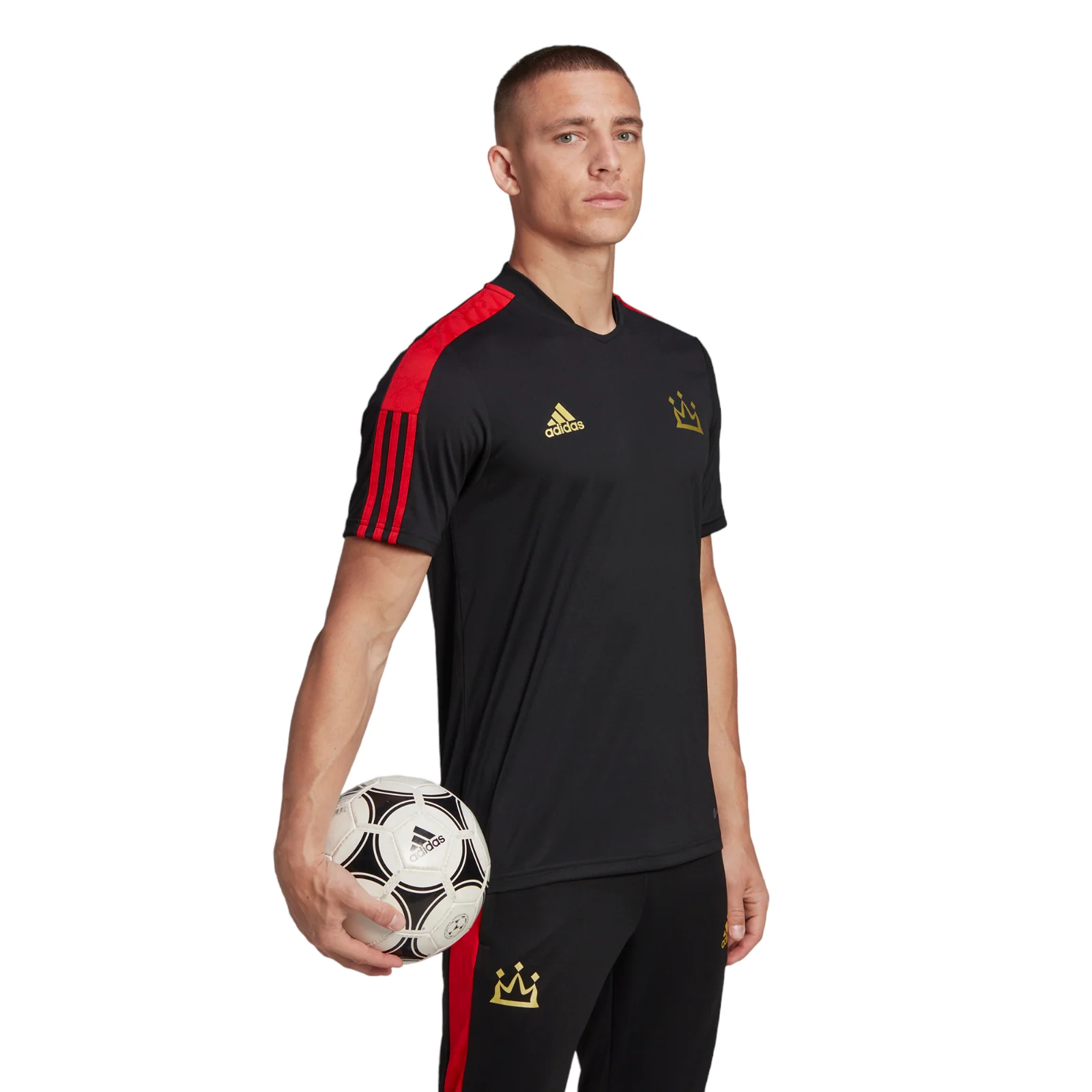adidas Mo Salah Football Jersey - Black - Image 6