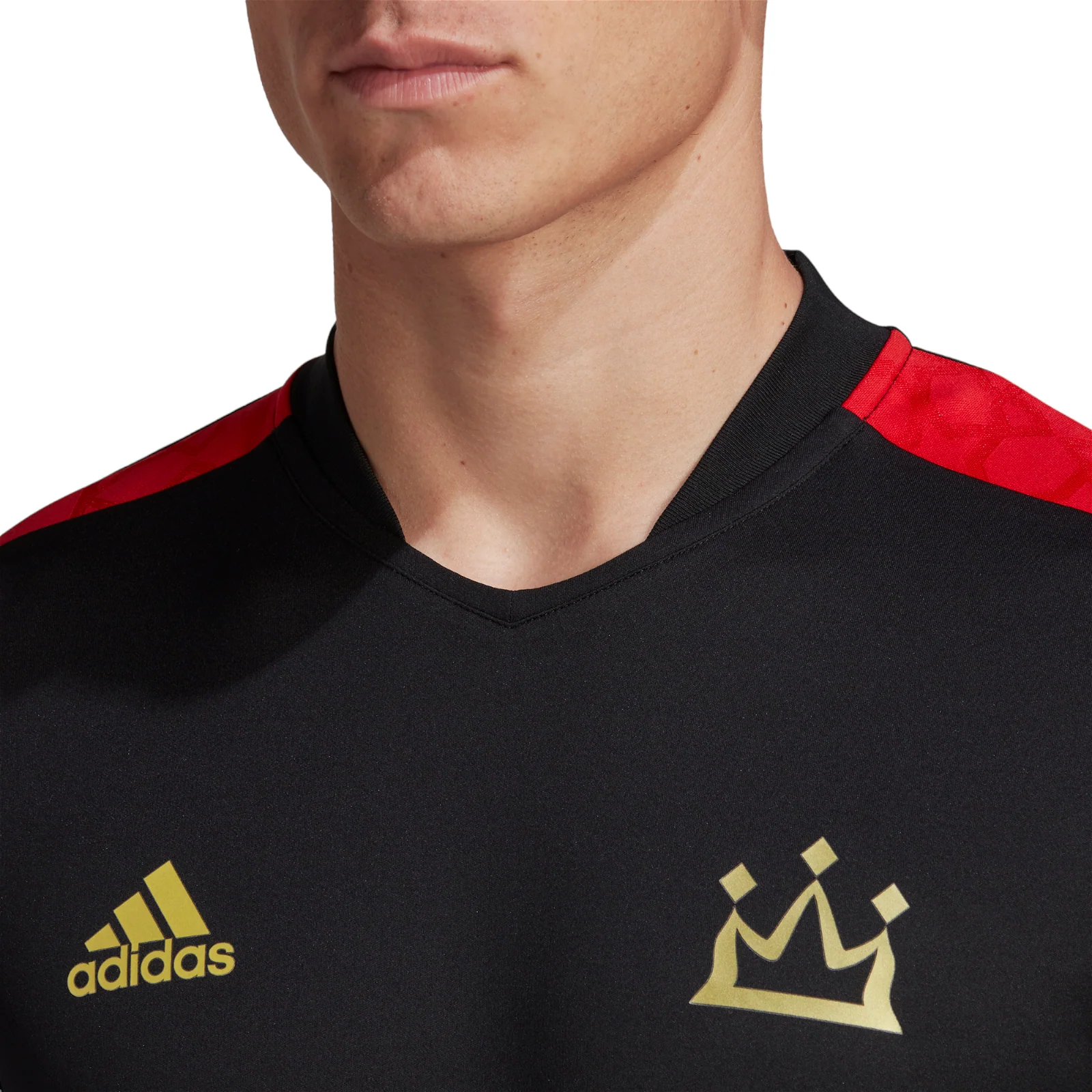 adidas Mo Salah Football Jersey - Black - Image 7