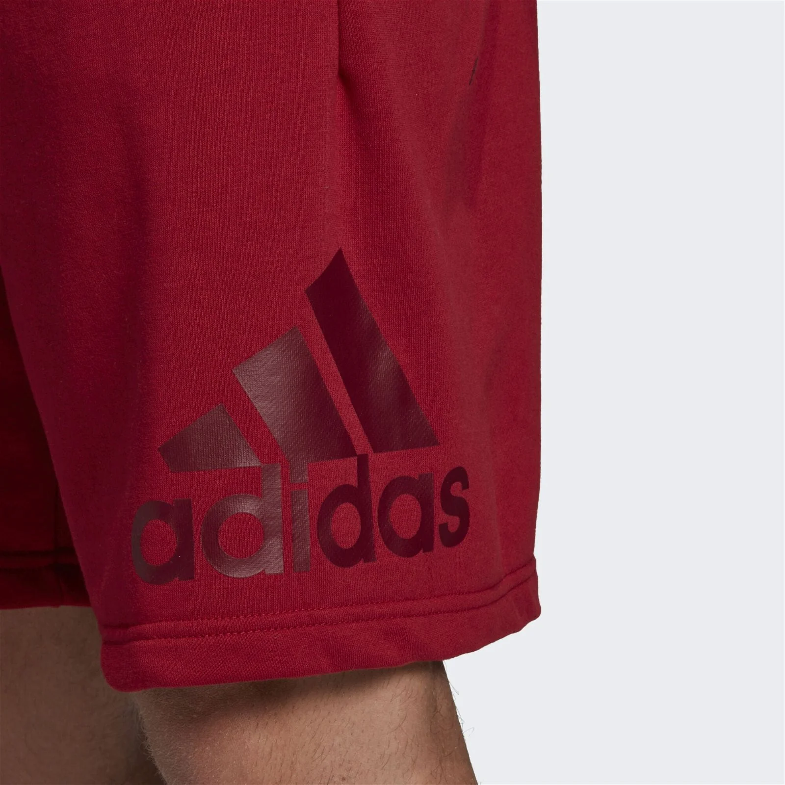 adidas Must Haves Badge of Sport Shorts - Red - Image 5