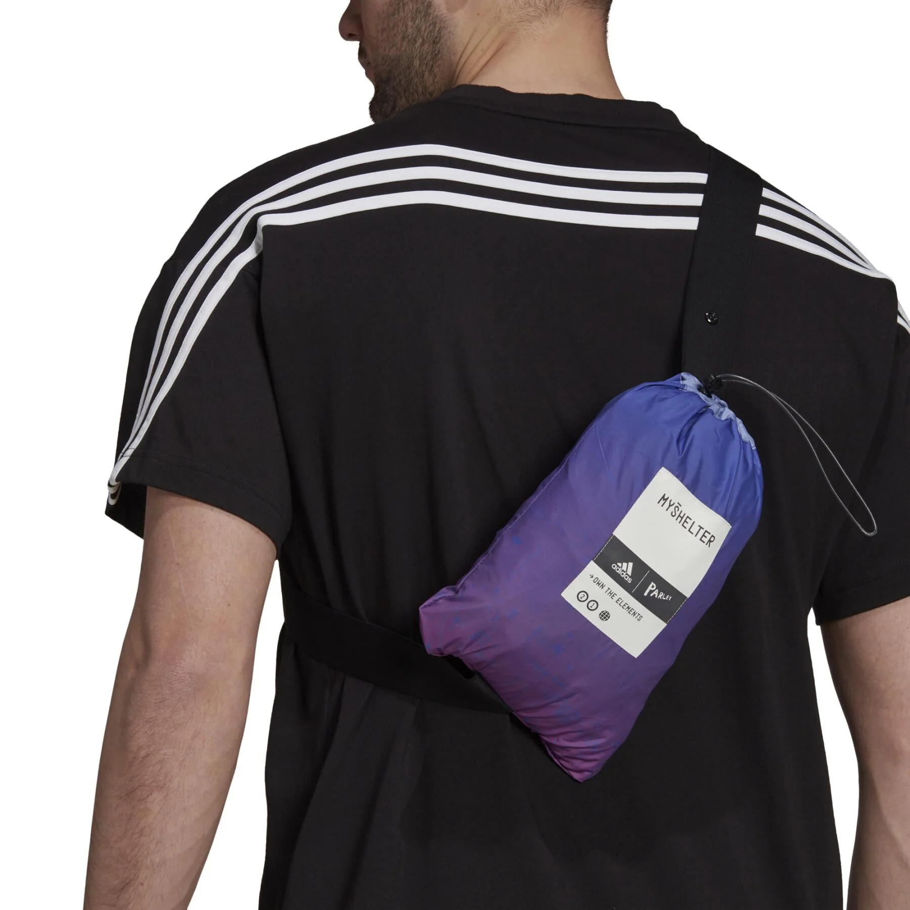 adidas MYSHELTER Parley WIND.RDY Anorak Jacket - Blue - Image 4