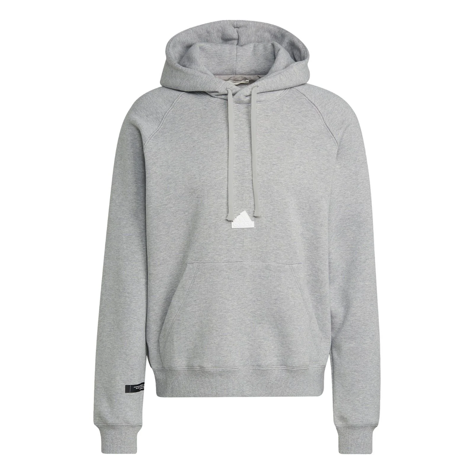 adidas New Fleece Sweat Hoodie - Medium Grey Heather