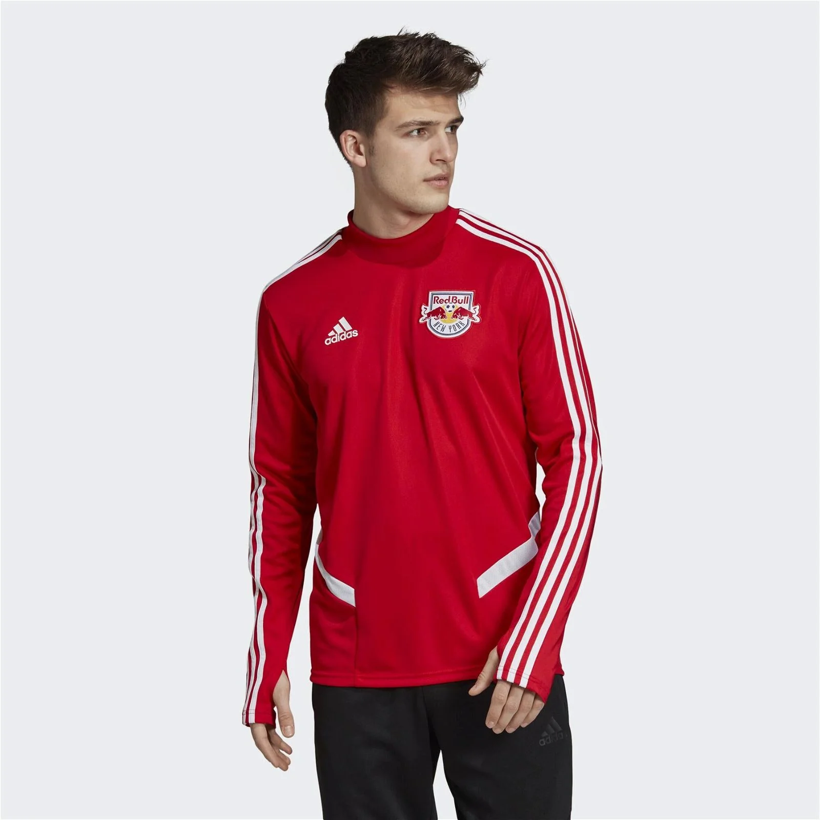 adidas New York Red Bulls Training Top - Red - Image 3