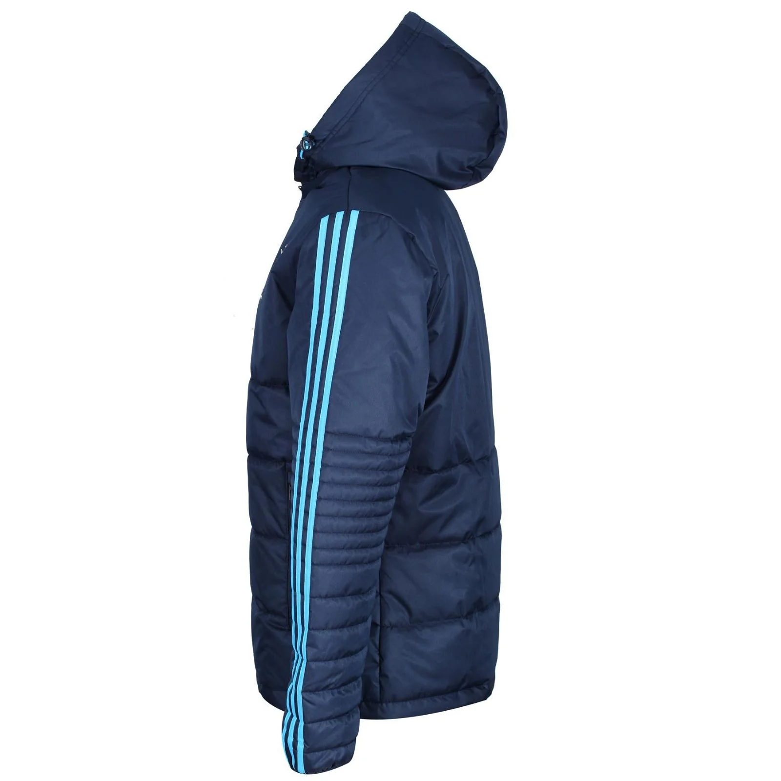 adidas Olympique Marseille Padded Jacket - Navy - Image 4