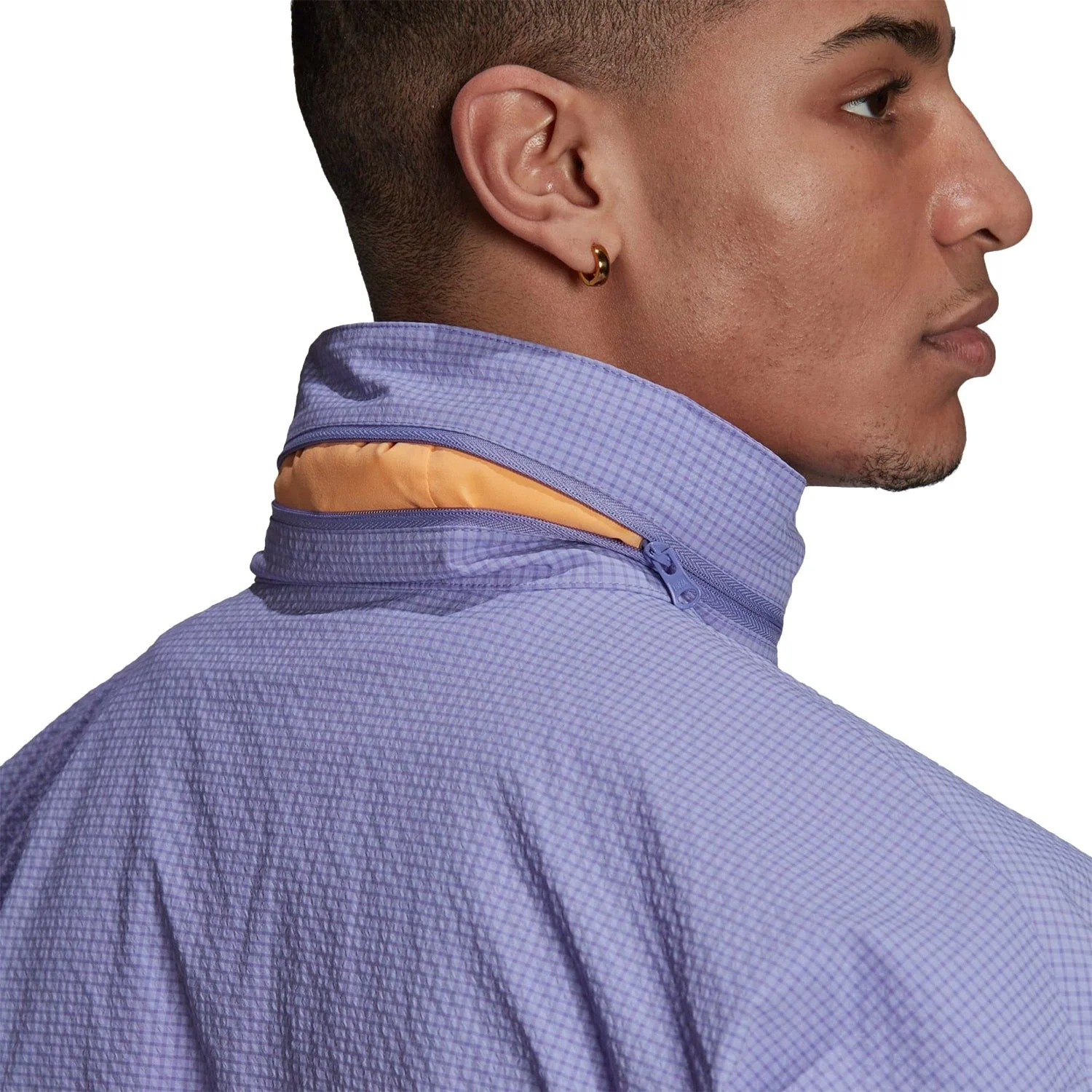 adidas Originals 1/4 Zip Jacket - Lilac - Image 4
