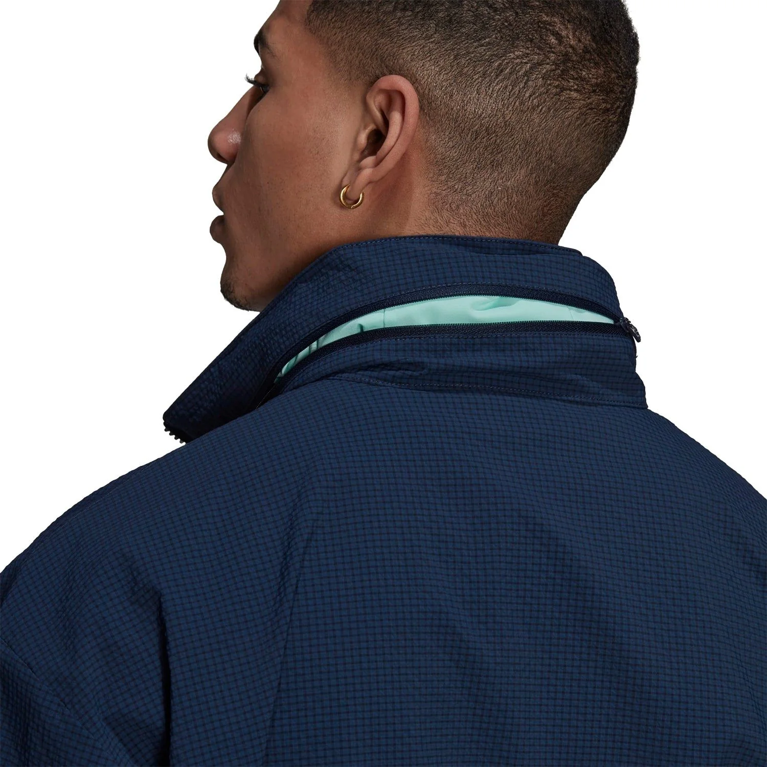 adidas Originals 1/4 Zip Jacket - Navy - Image 4