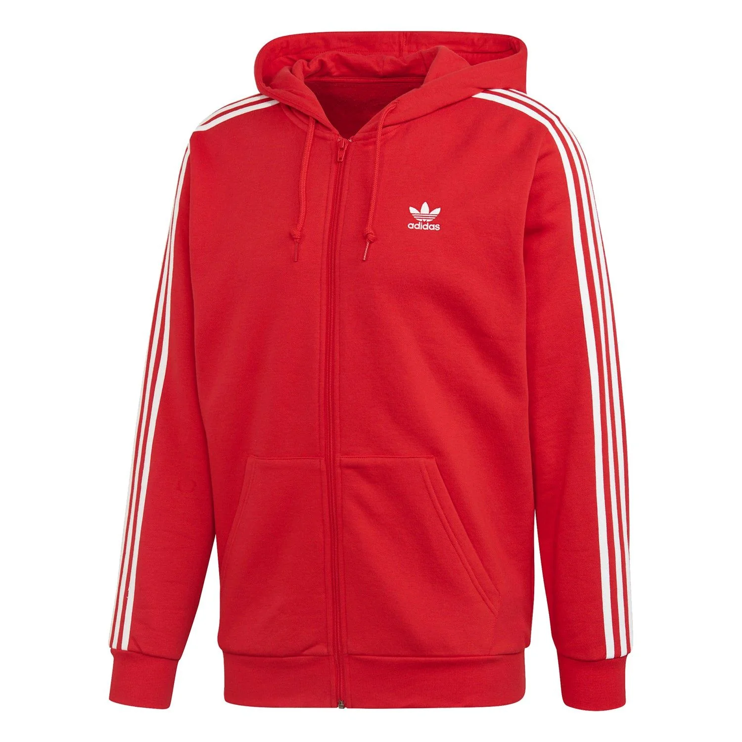 adidas Originals 3-Stripe Hoodie - Red