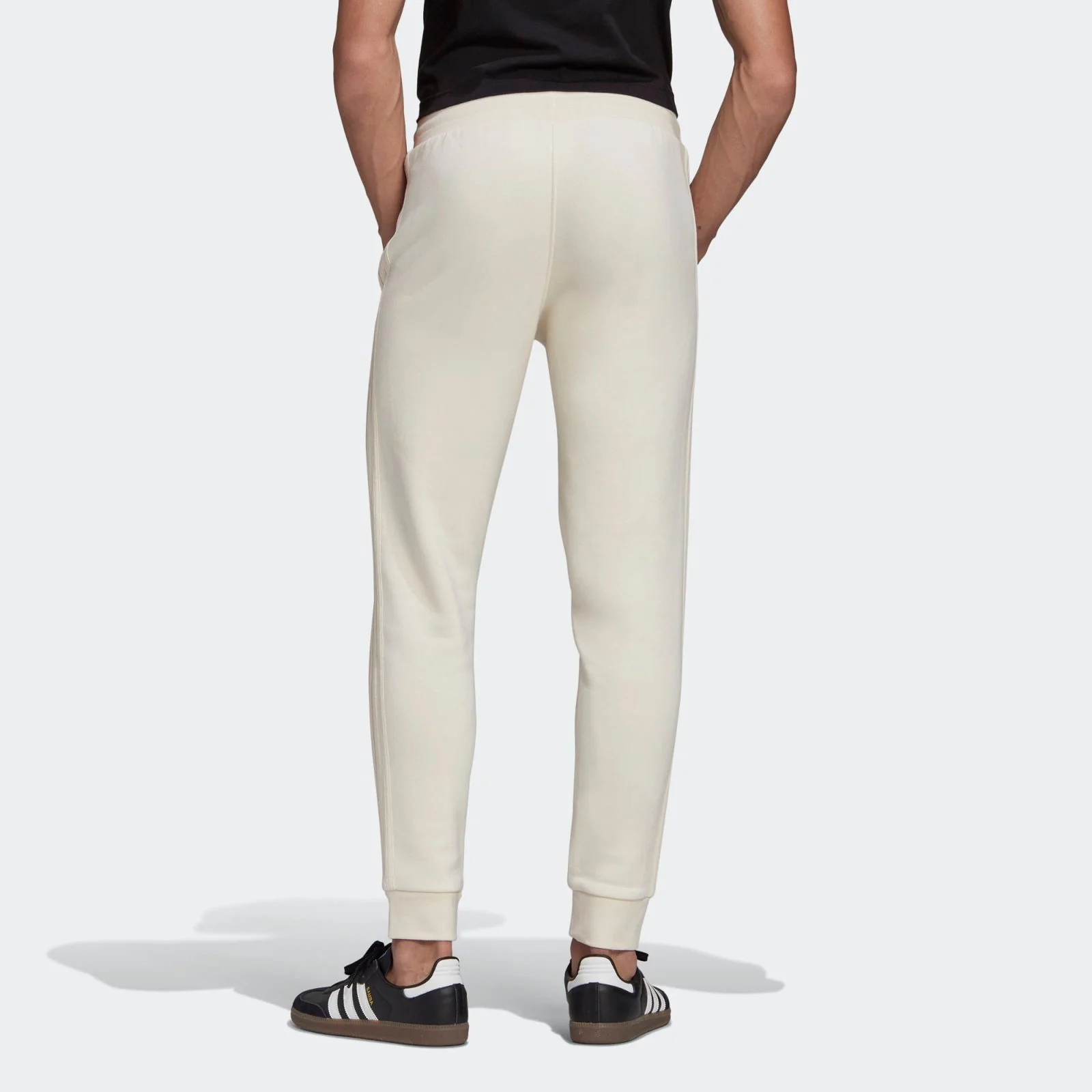 adidas Originals 3 Stripe Non Dyed Joggers - Off White - Image 3