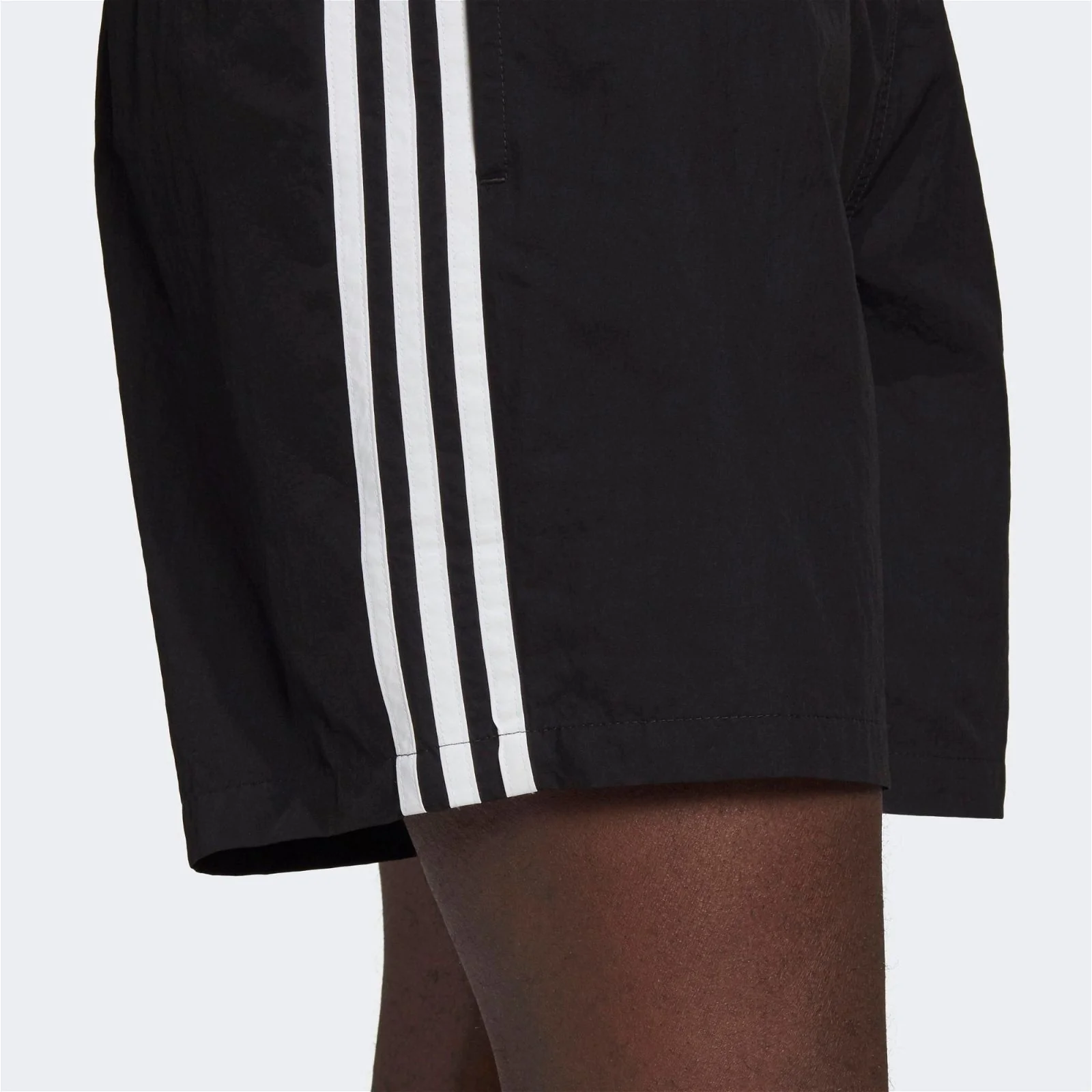 adidas Originals 3 Stripe Swim Short - Black - Image 5