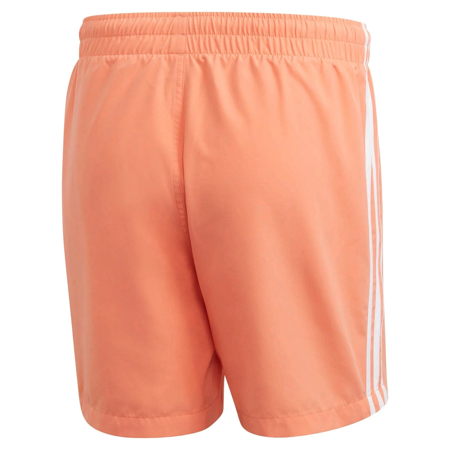 adidas Originals 3 Stripe Swim Short - Chalk Coral - Image 2