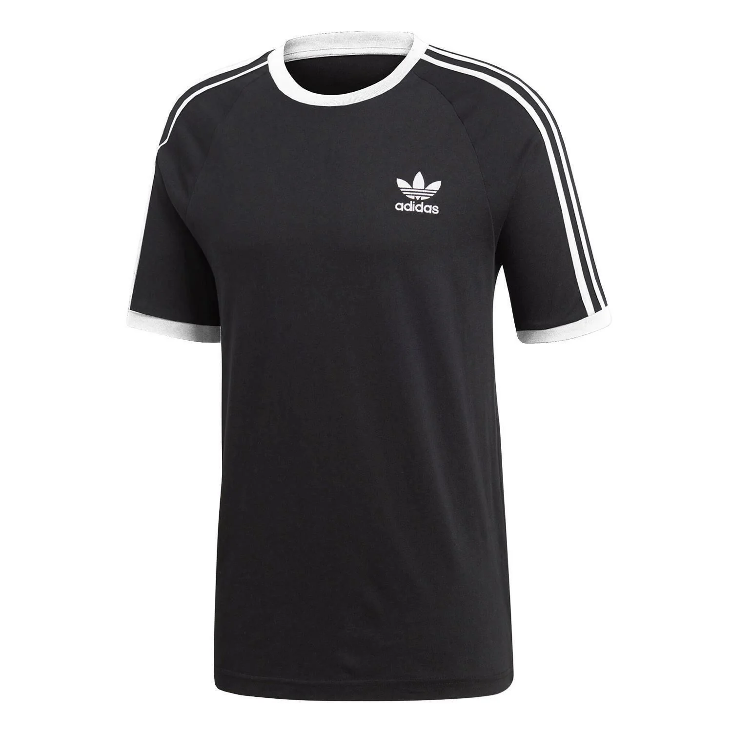 adidas Originals 3-Stripe T Shirt - Black