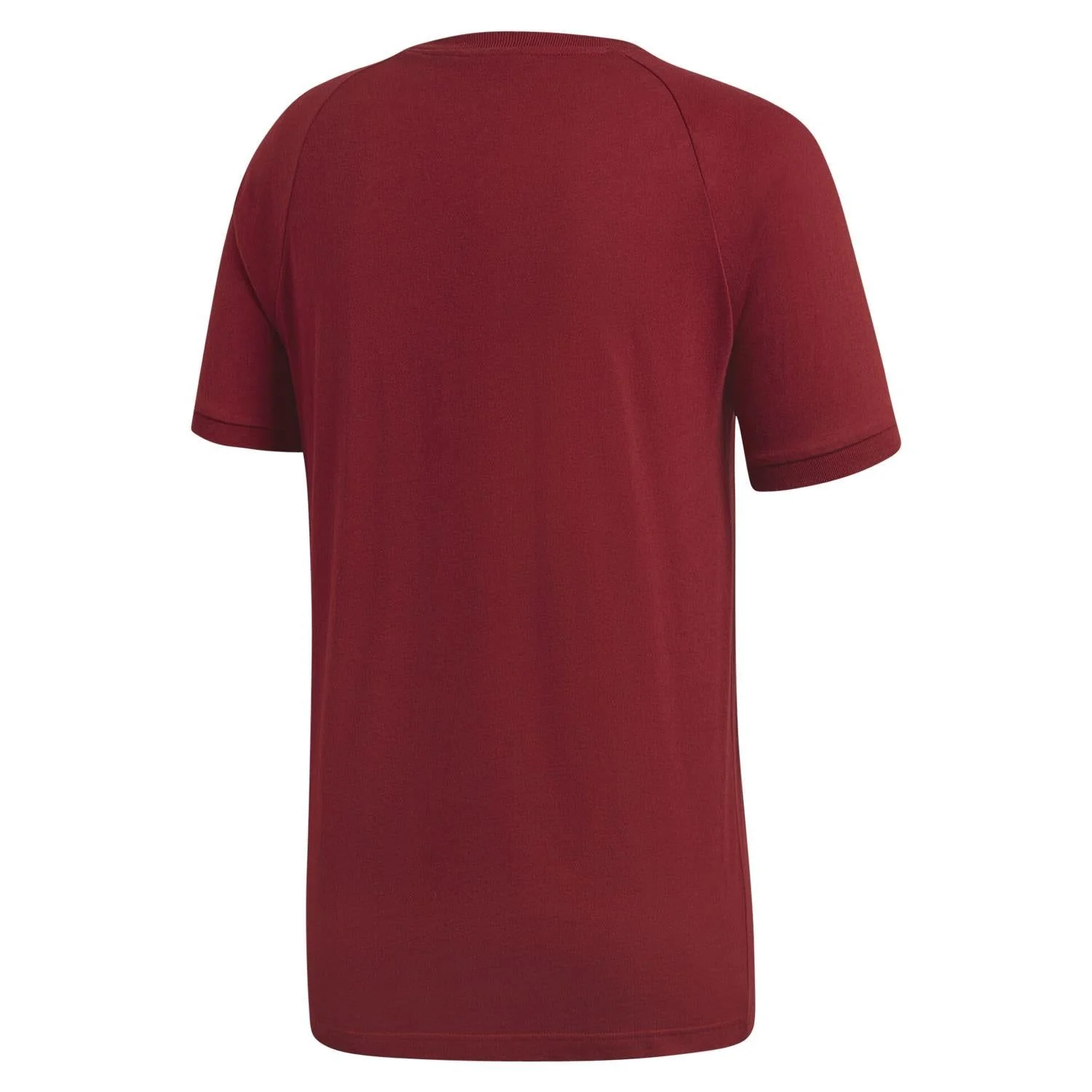 adidas Originals 3-Stripe T Shirt - Burgundy - Image 2