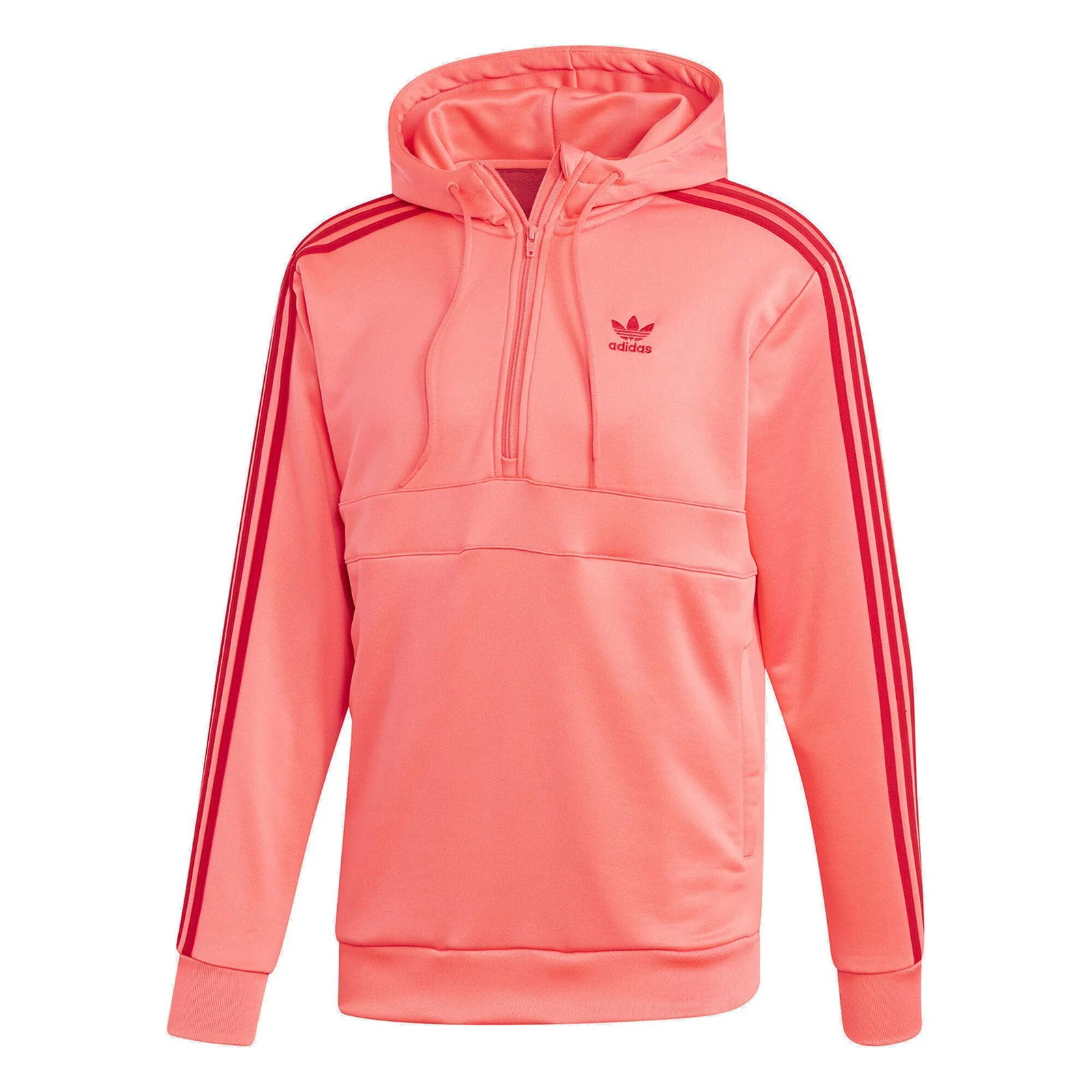adidas Originals 3 Stripes Hoodie - Flash Red