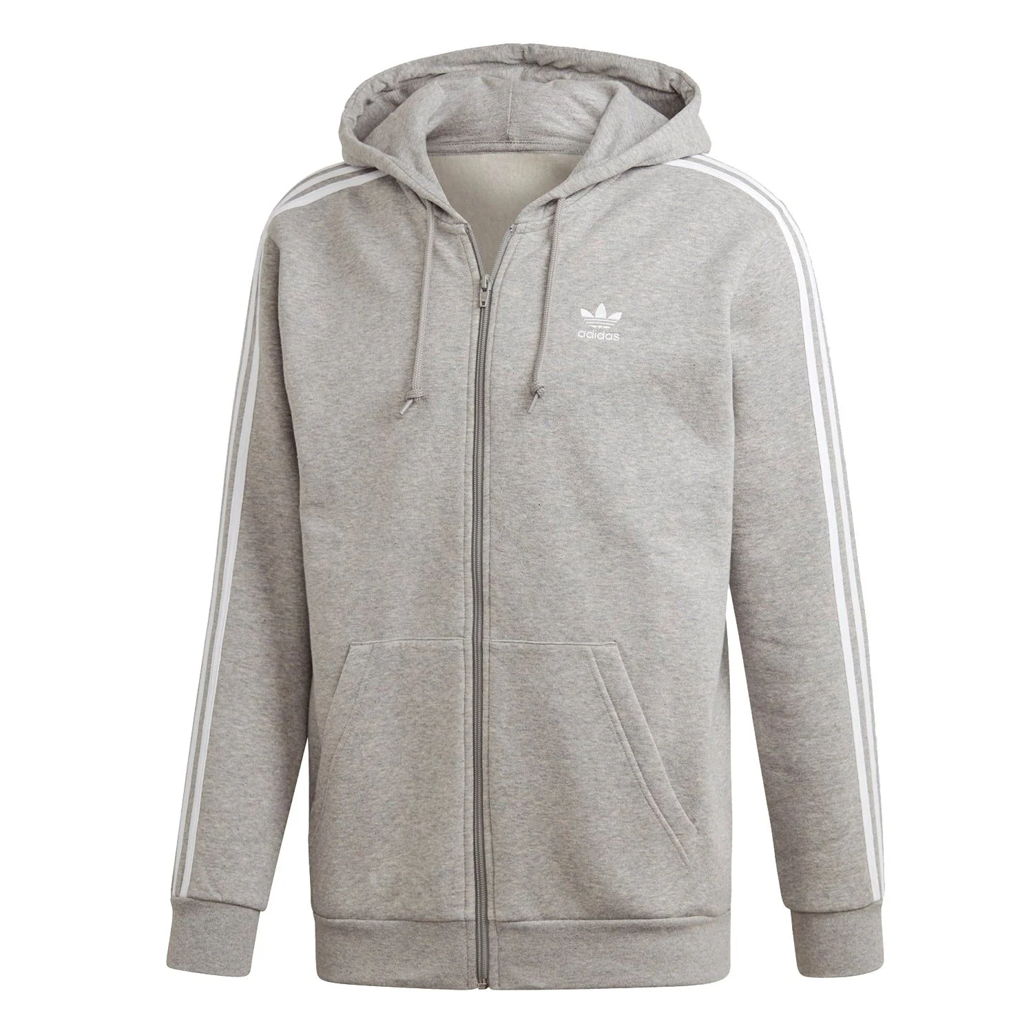 adidas Originals 3-Stripes Hoodie - Grey
