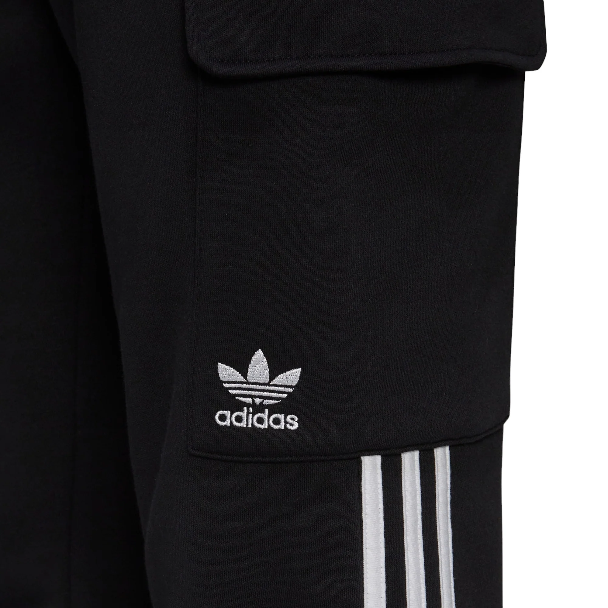adidas Originals 3-Stripes SC Cargo Joggers - Black - Image 4