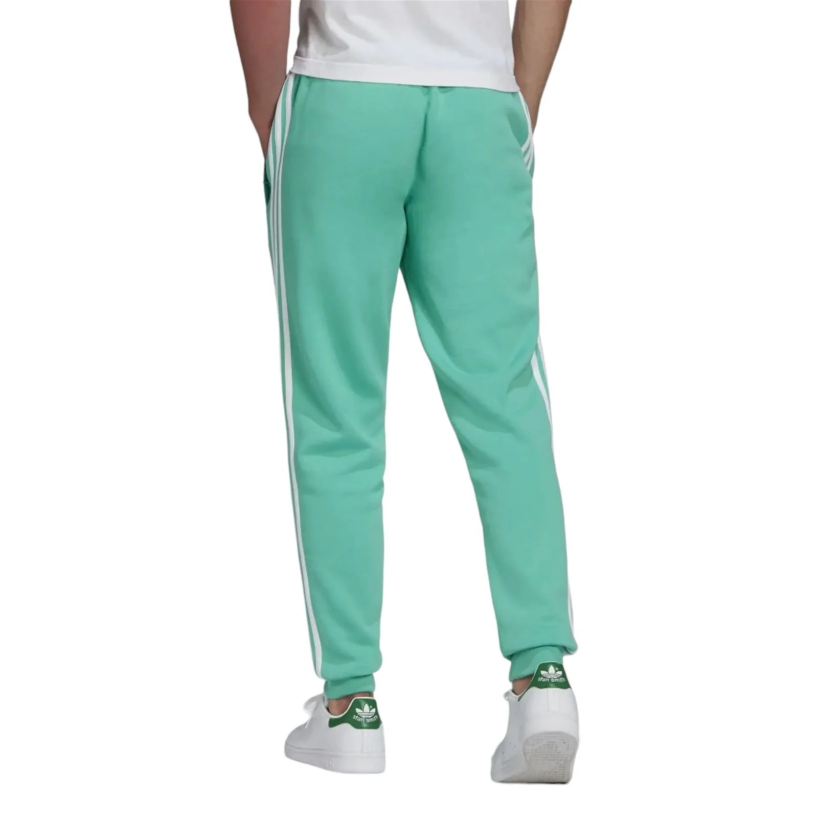 adidas Originals 3-Stripes Sweat Pants - Hi-Res Green - Image 3