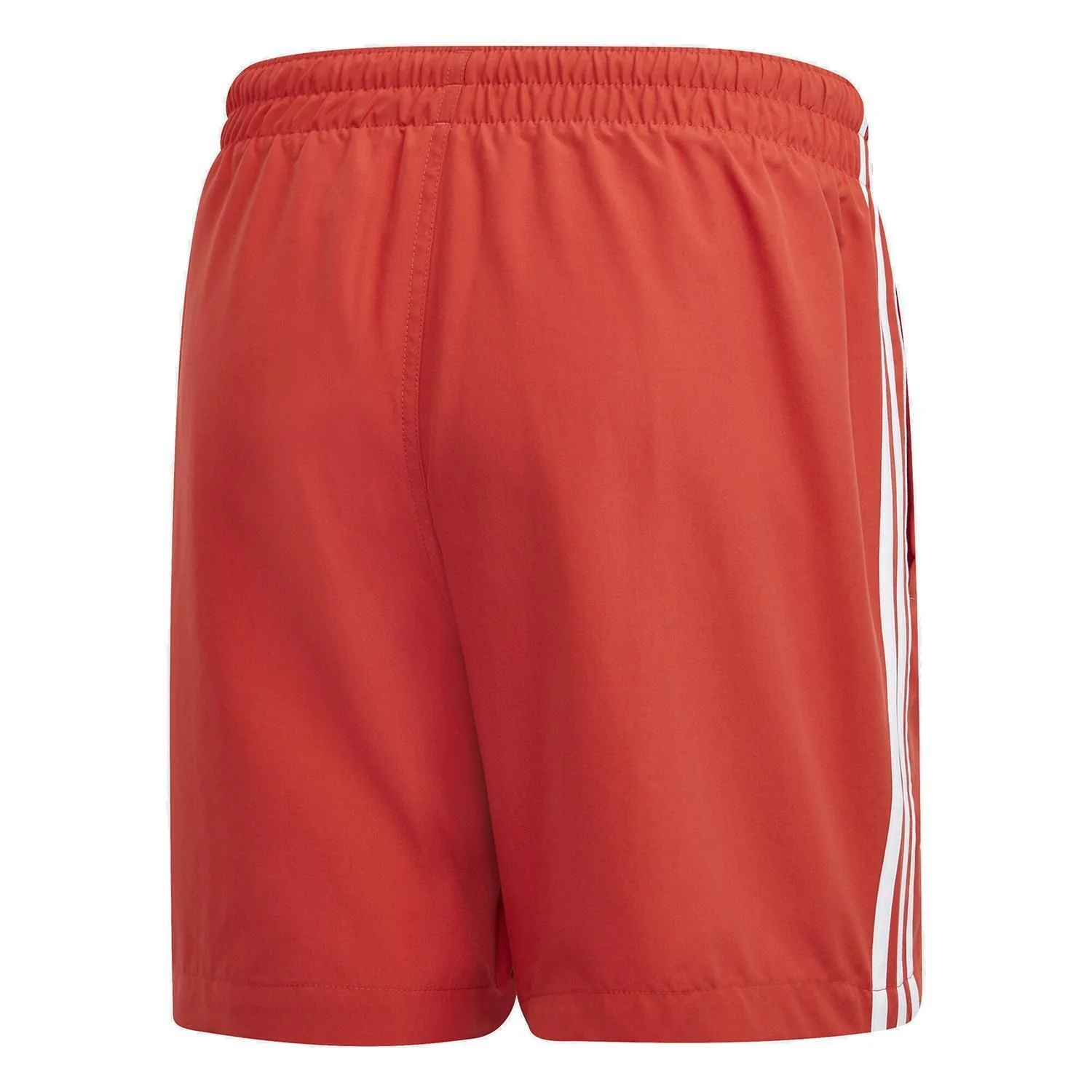 adidas Originals 3 Stripes Swim Shorts - Red/White - Image 2