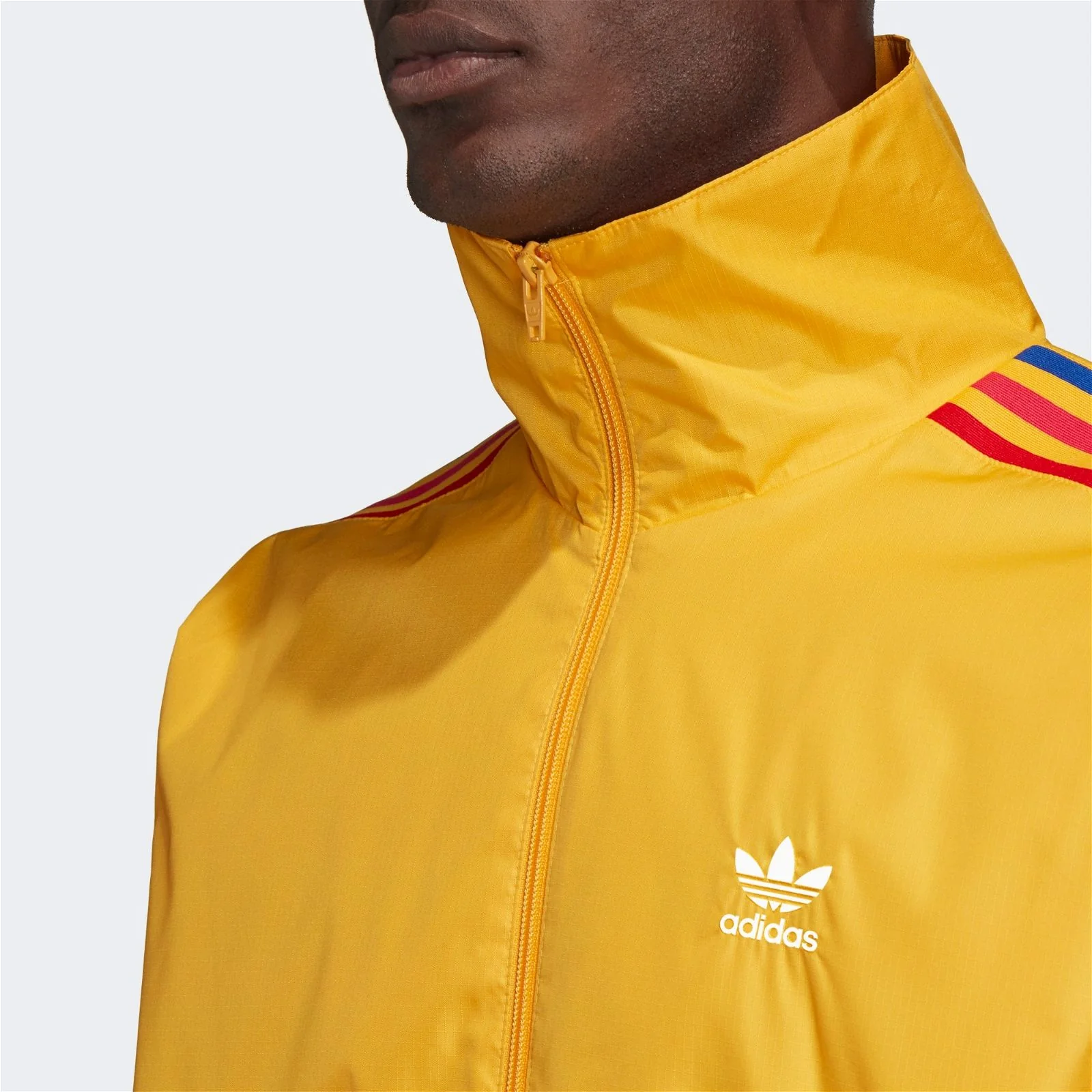adidas Originals 3D Trefoil 3-Stripes Track Jacket - Yellow - Image 4