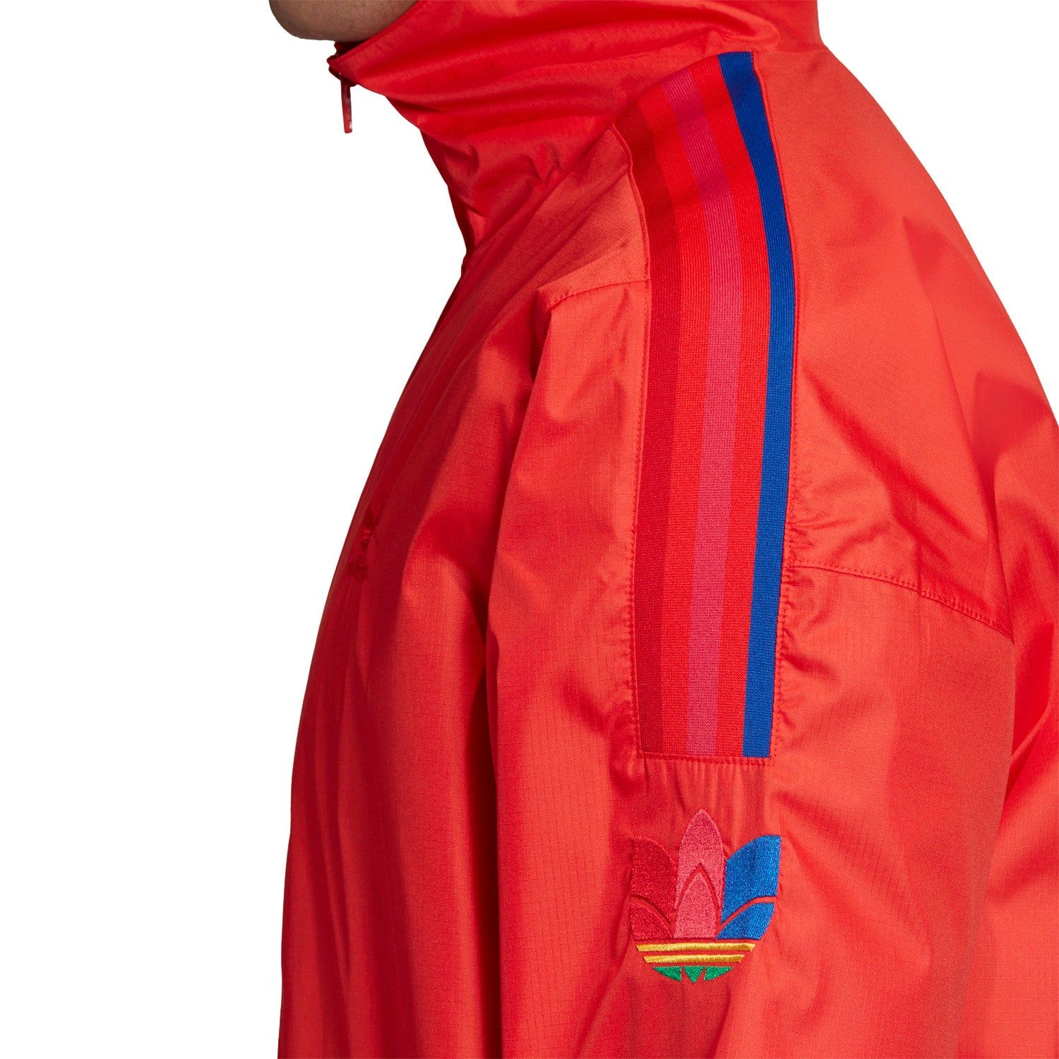 adidas Originals 3D Trefoil 3-Stripes Track Top - Red - Image 4