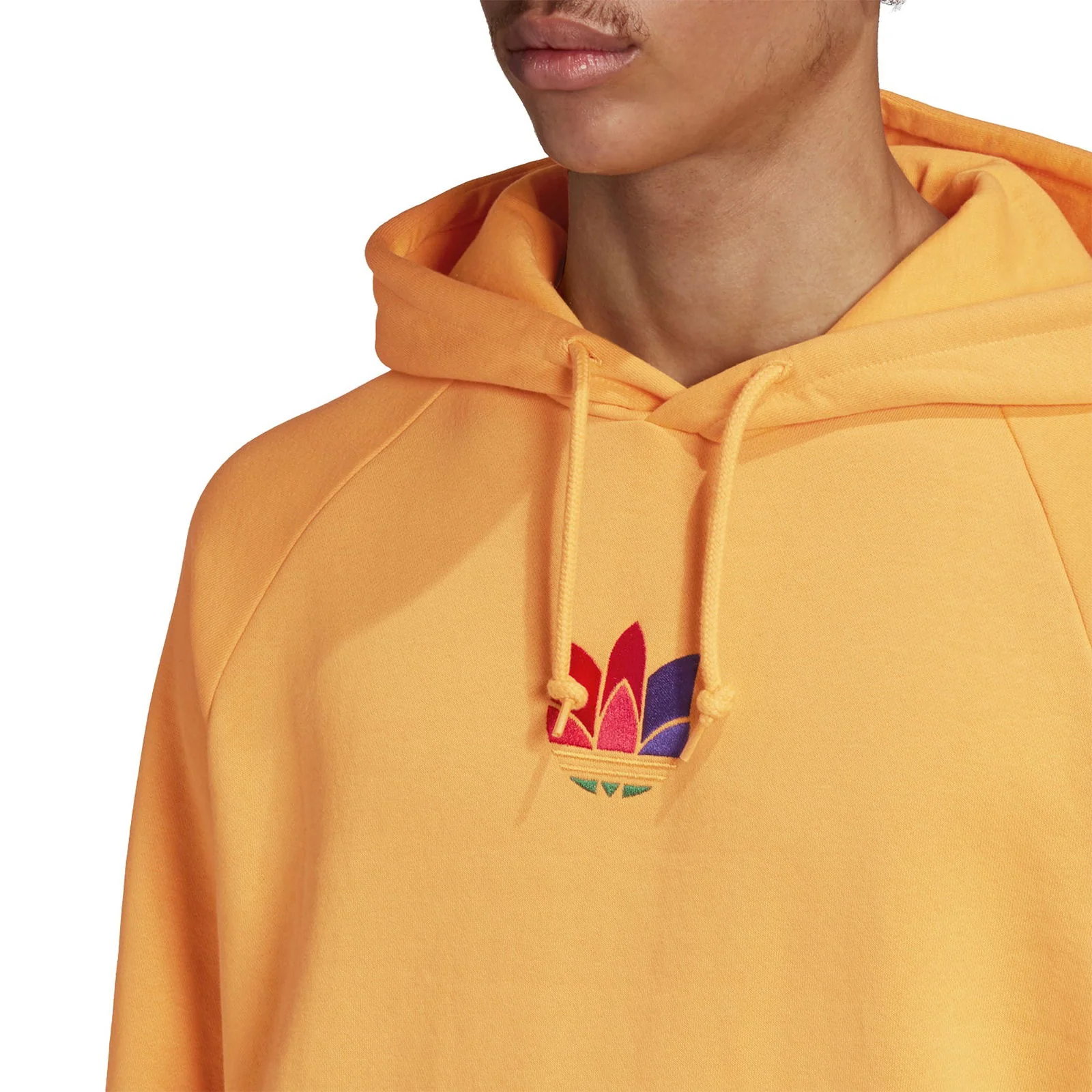 adidas Originals 3D Trefoil Graphic Sweat Hoodie - Yellow - Image 4
